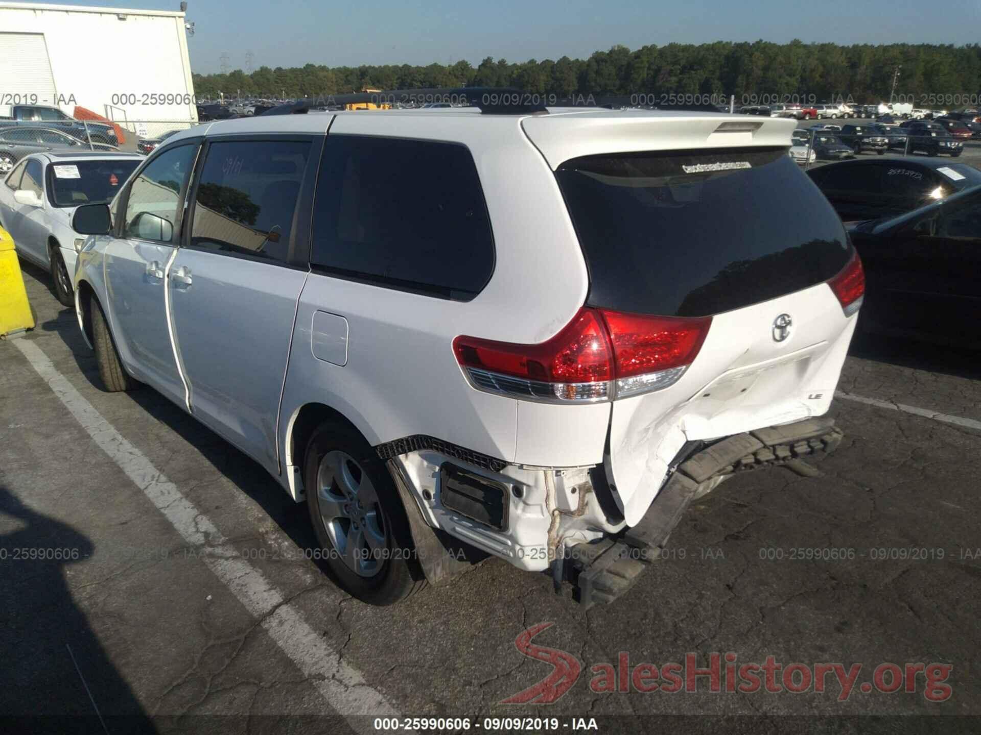 5TDKK3DC1ES486573 2014 TOYOTA SIENNA