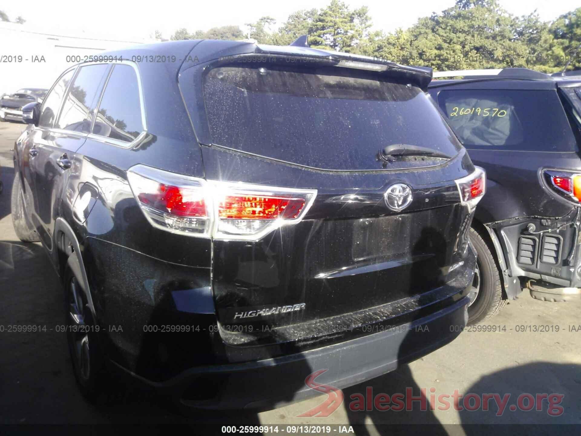 5TDBKRFH2GS254756 2016 TOYOTA HIGHLANDER