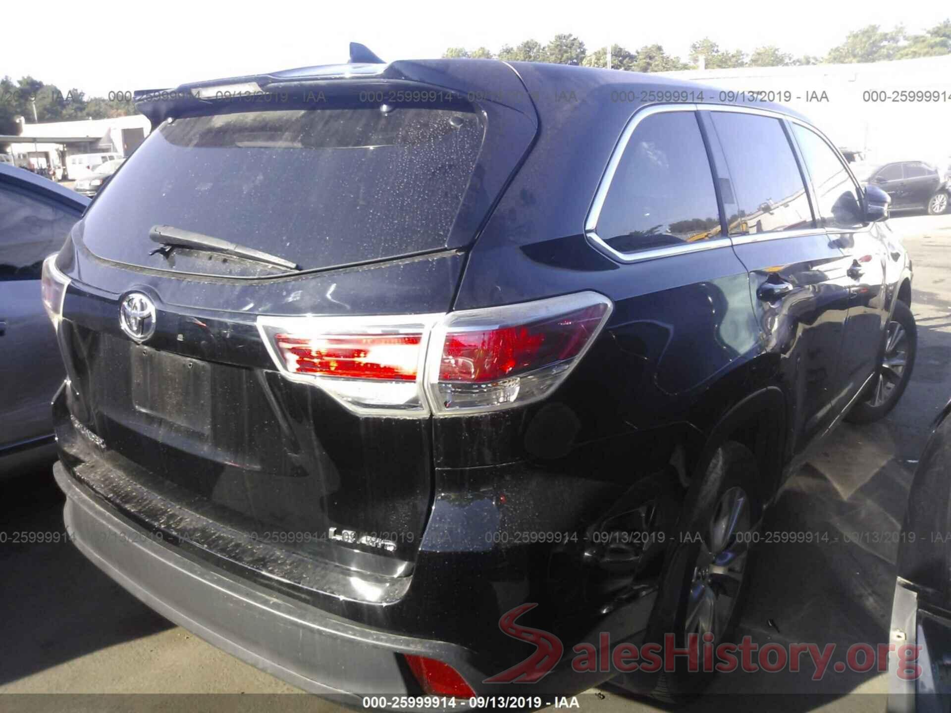 5TDBKRFH2GS254756 2016 TOYOTA HIGHLANDER