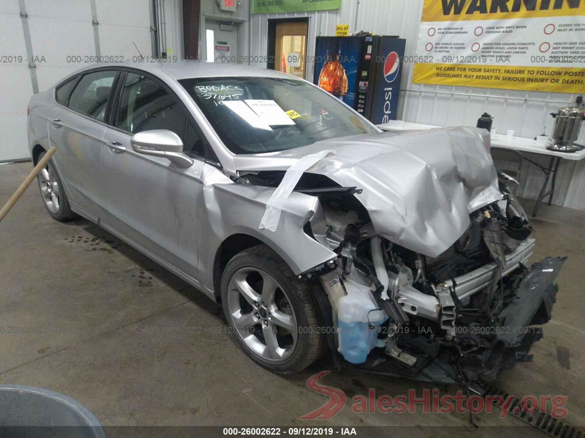 3FA6P0HD2GR360626 2016 FORD FUSION