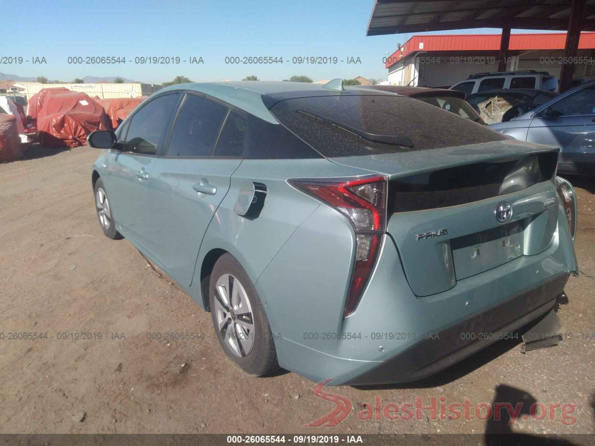 JTDKBRFUXJ3065665 2018 TOYOTA PRIUS