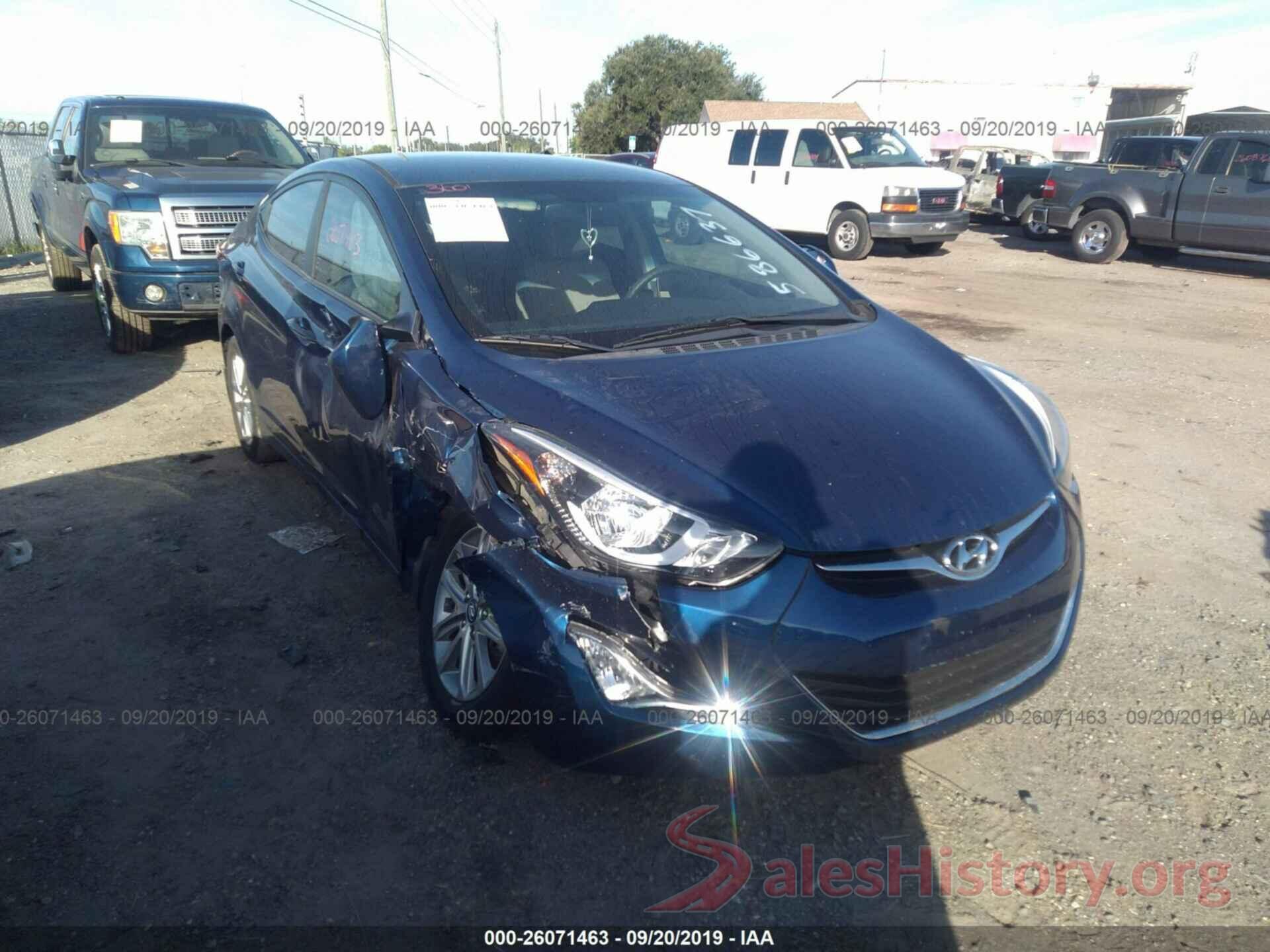 5NPDH4AE5FH586637 2015 HYUNDAI ELANTRA