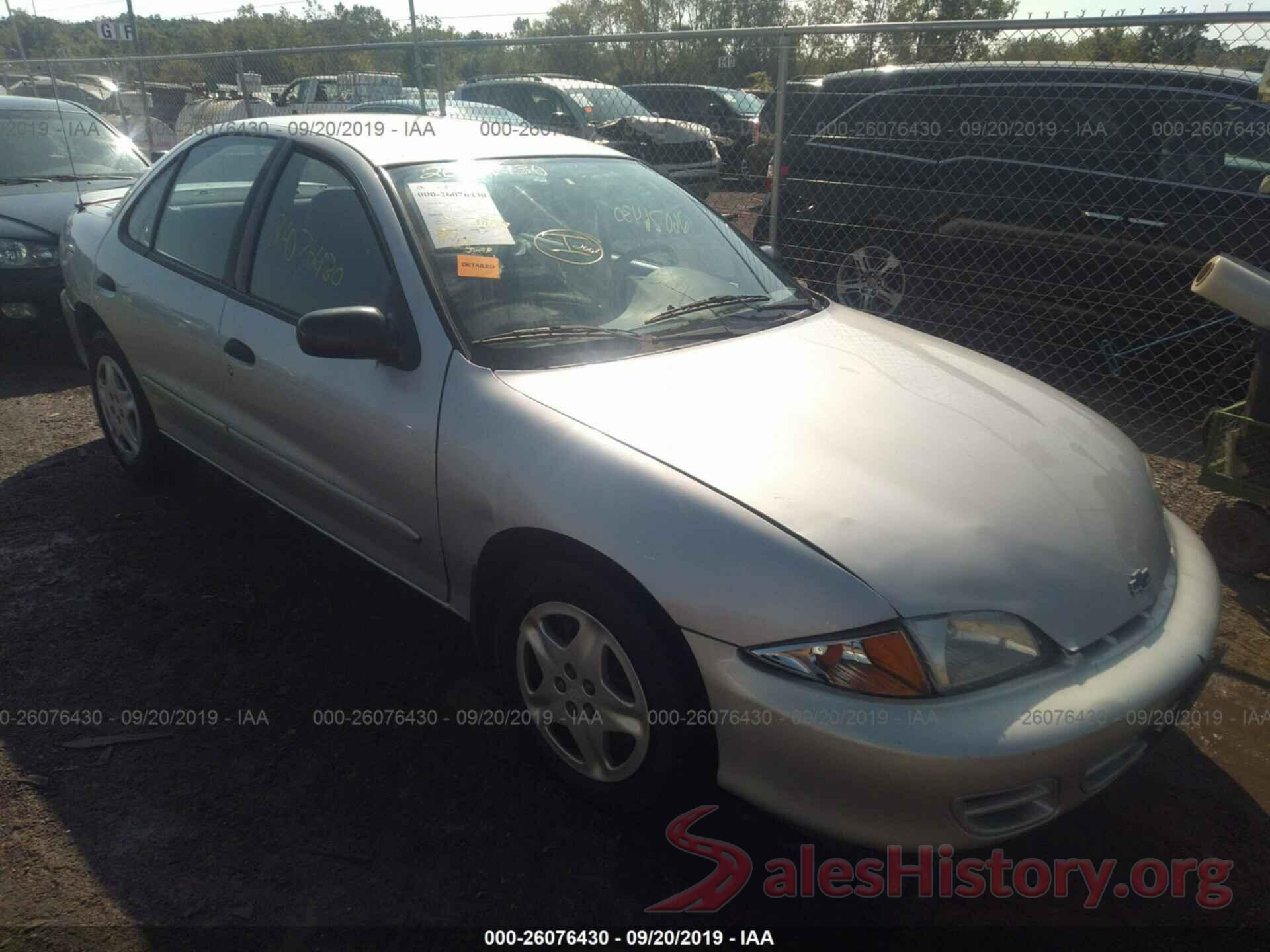 1GNSKCKC0HR161426 2001 CHEVROLET CAVALIER