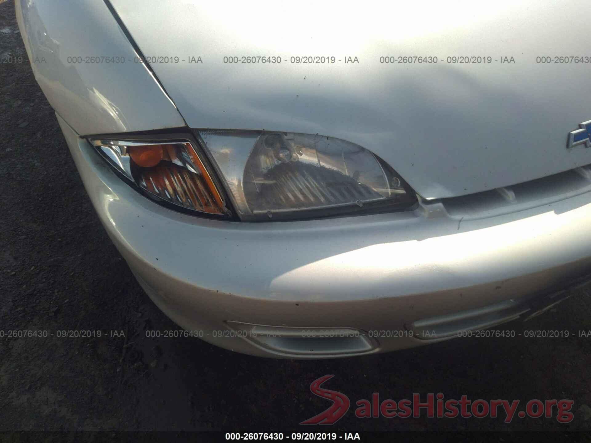 1GNSKCKC0HR161426 2001 CHEVROLET CAVALIER