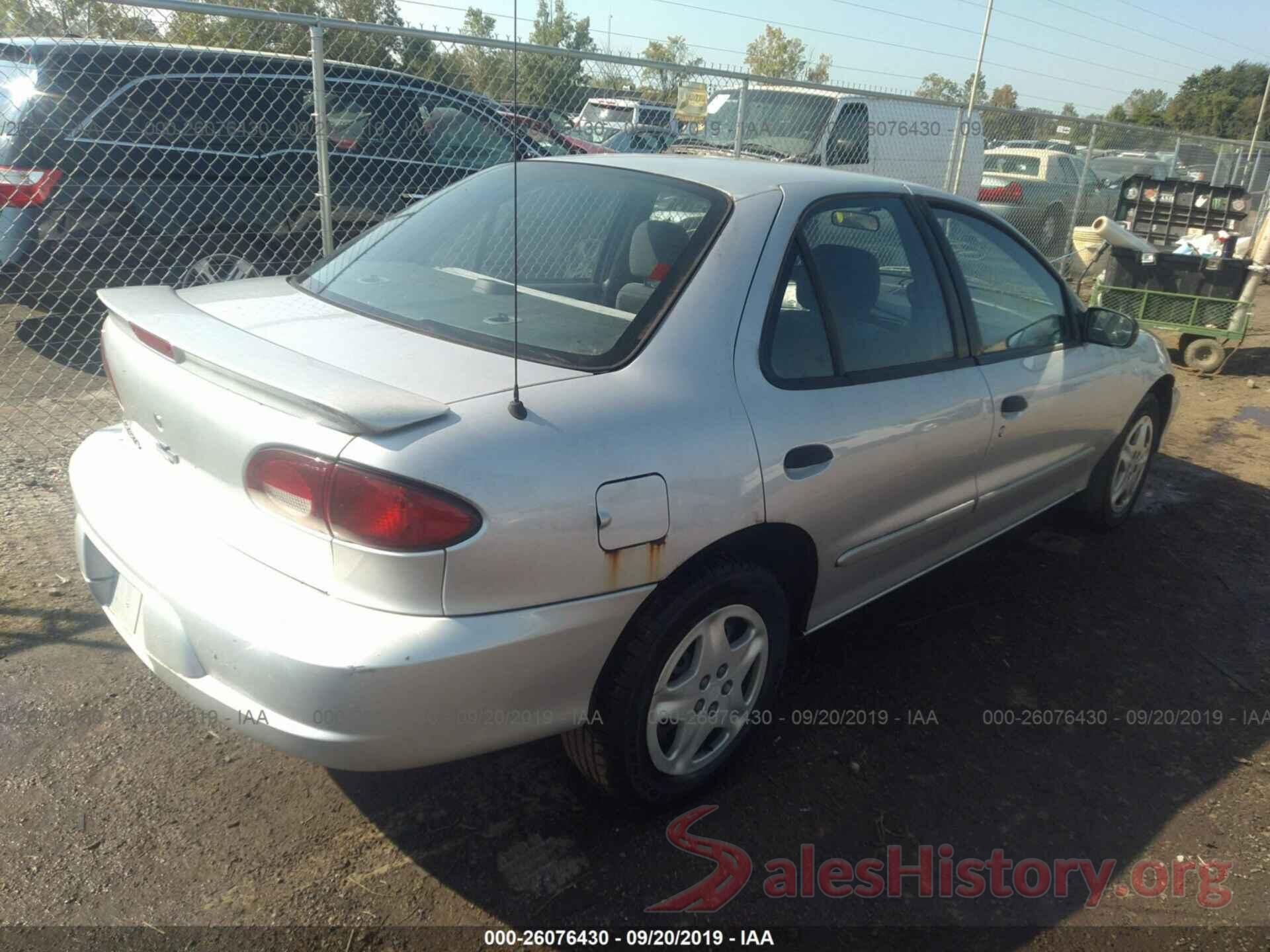 1GNSKCKC0HR161426 2001 CHEVROLET CAVALIER