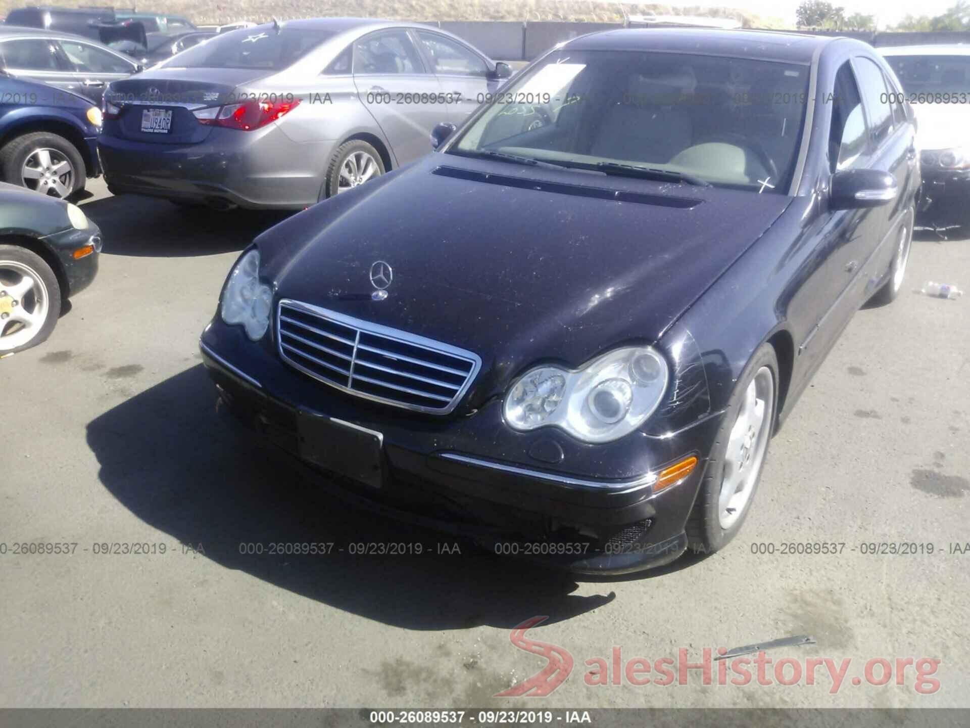 WDBRF52J96A889519 2006 MERCEDES-BENZ C