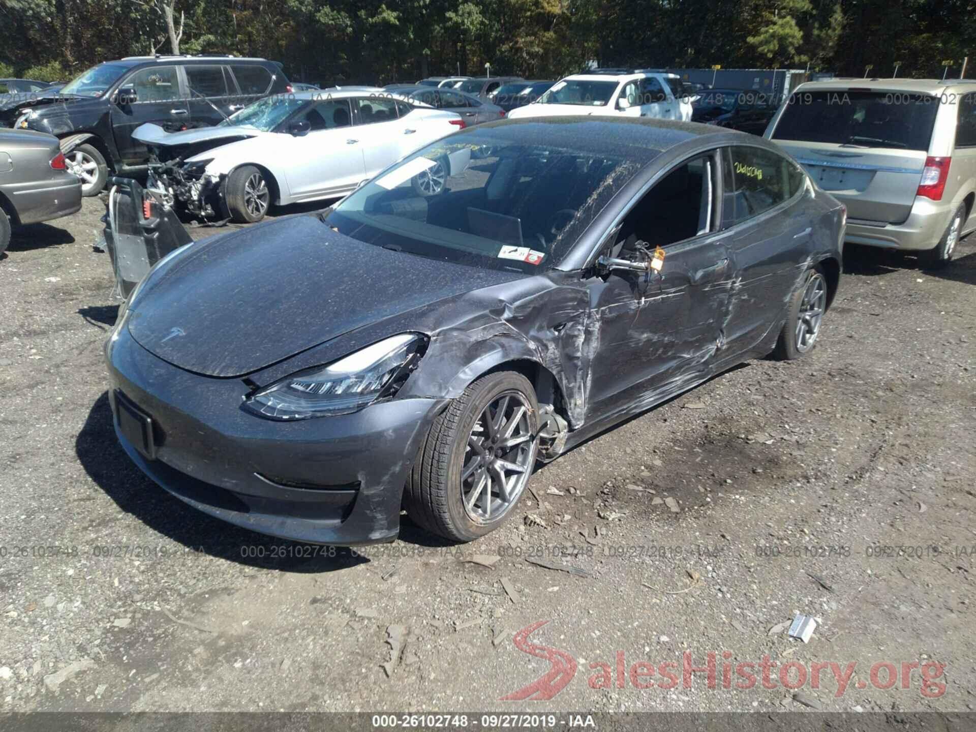 5YJ3E1EB0KF465011 2019 TESLA MODEL 3