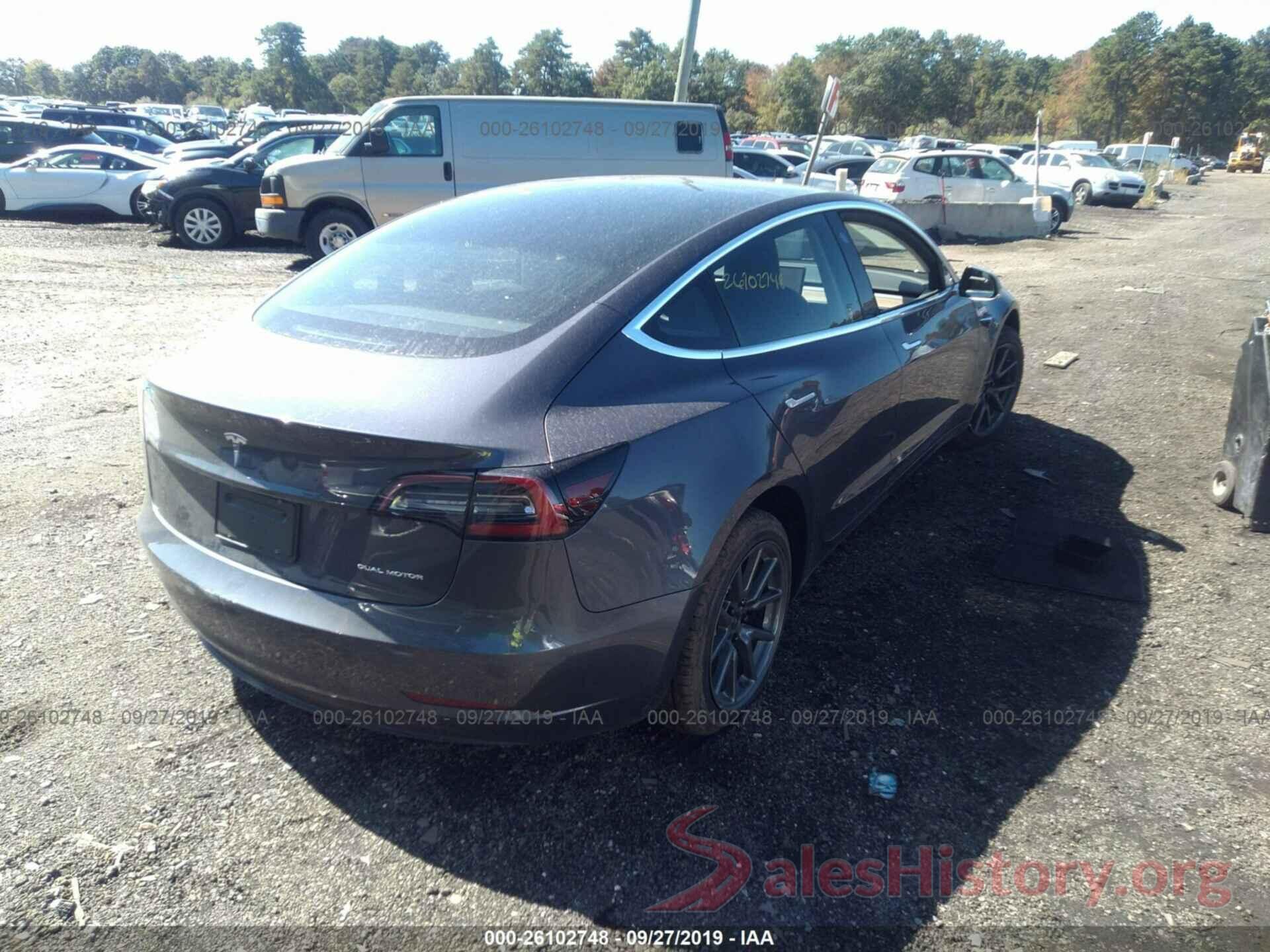 5YJ3E1EB0KF465011 2019 TESLA MODEL 3