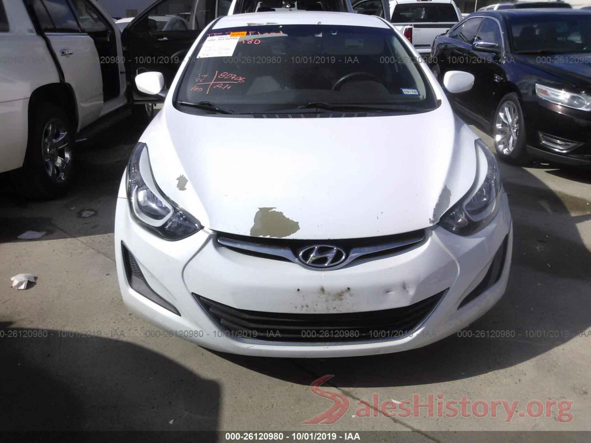 5NPDH4AE0FH578736 2015 HYUNDAI ELANTRA