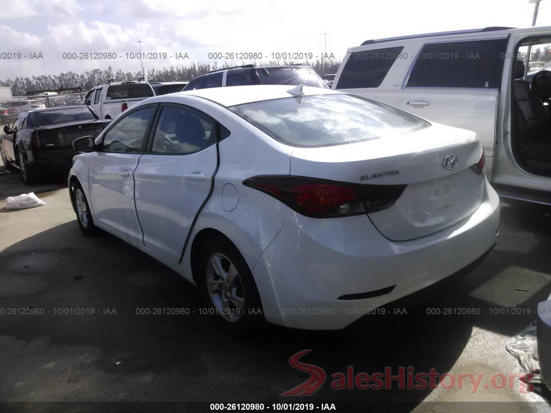 5NPDH4AE0FH578736 2015 HYUNDAI ELANTRA