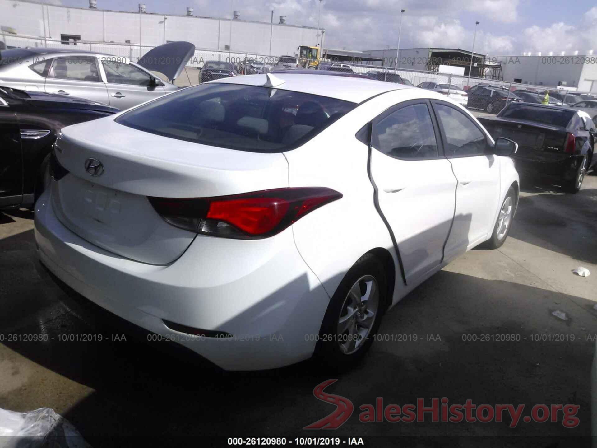 5NPDH4AE0FH578736 2015 HYUNDAI ELANTRA