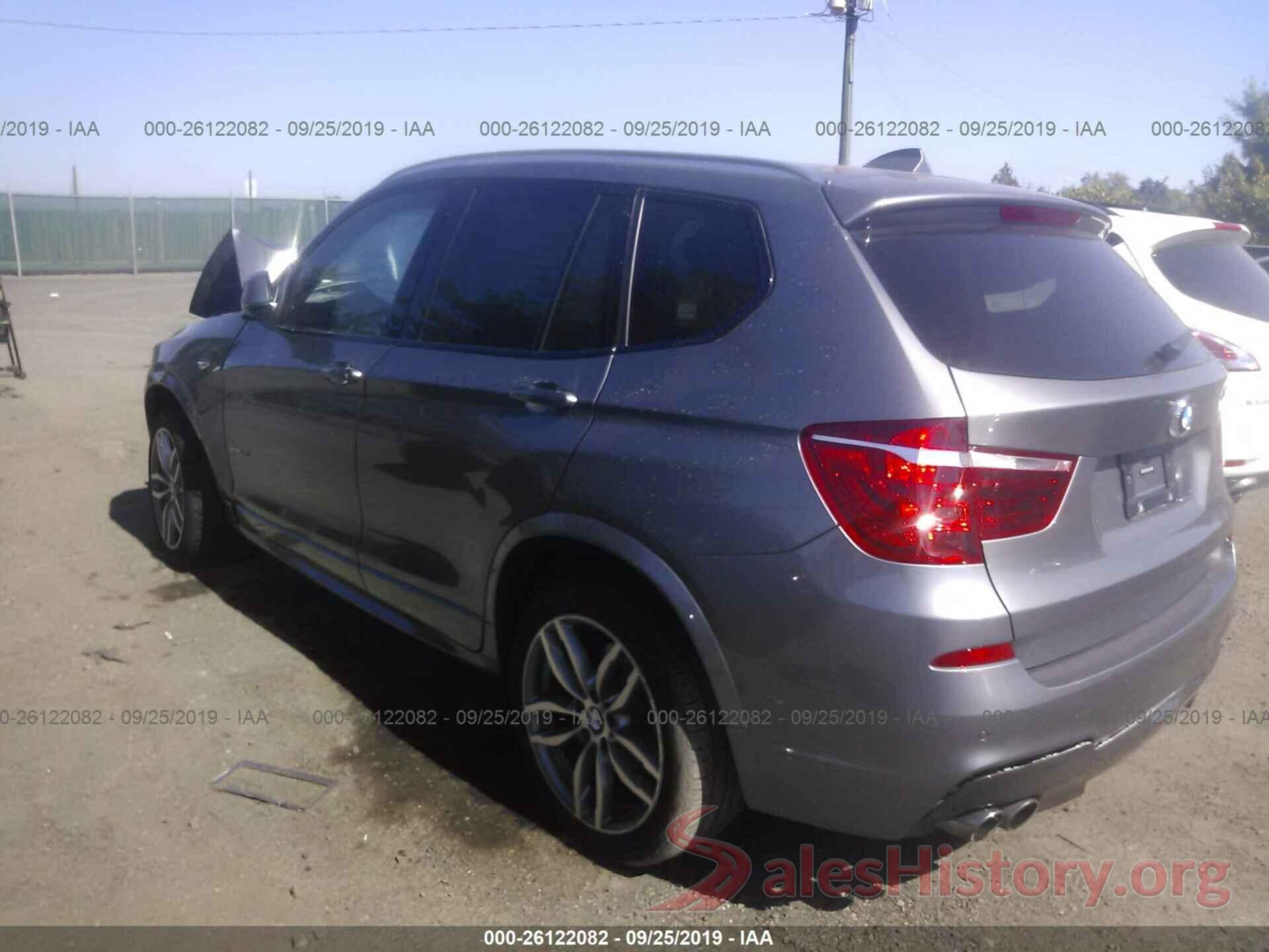 5UXWX9C59G0D69288 2016 BMW X3