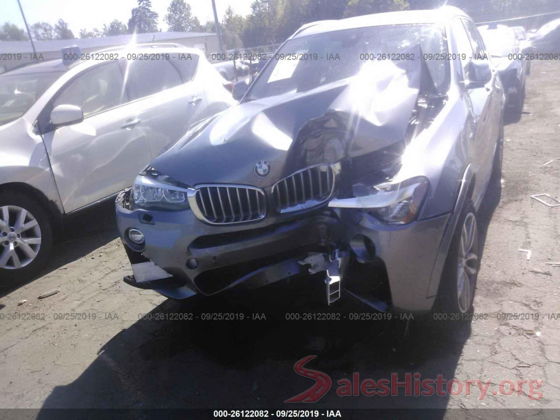 5UXWX9C59G0D69288 2016 BMW X3