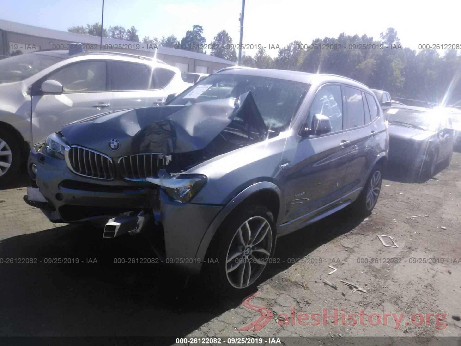 5UXWX9C59G0D69288 2016 BMW X3