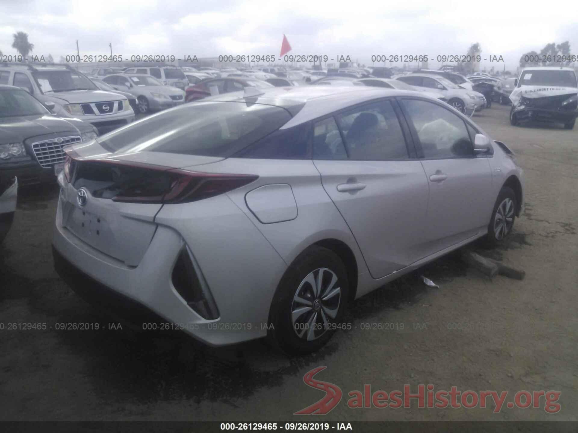 JTDKARFPXK3110991 2019 TOYOTA PRIUS PRIME