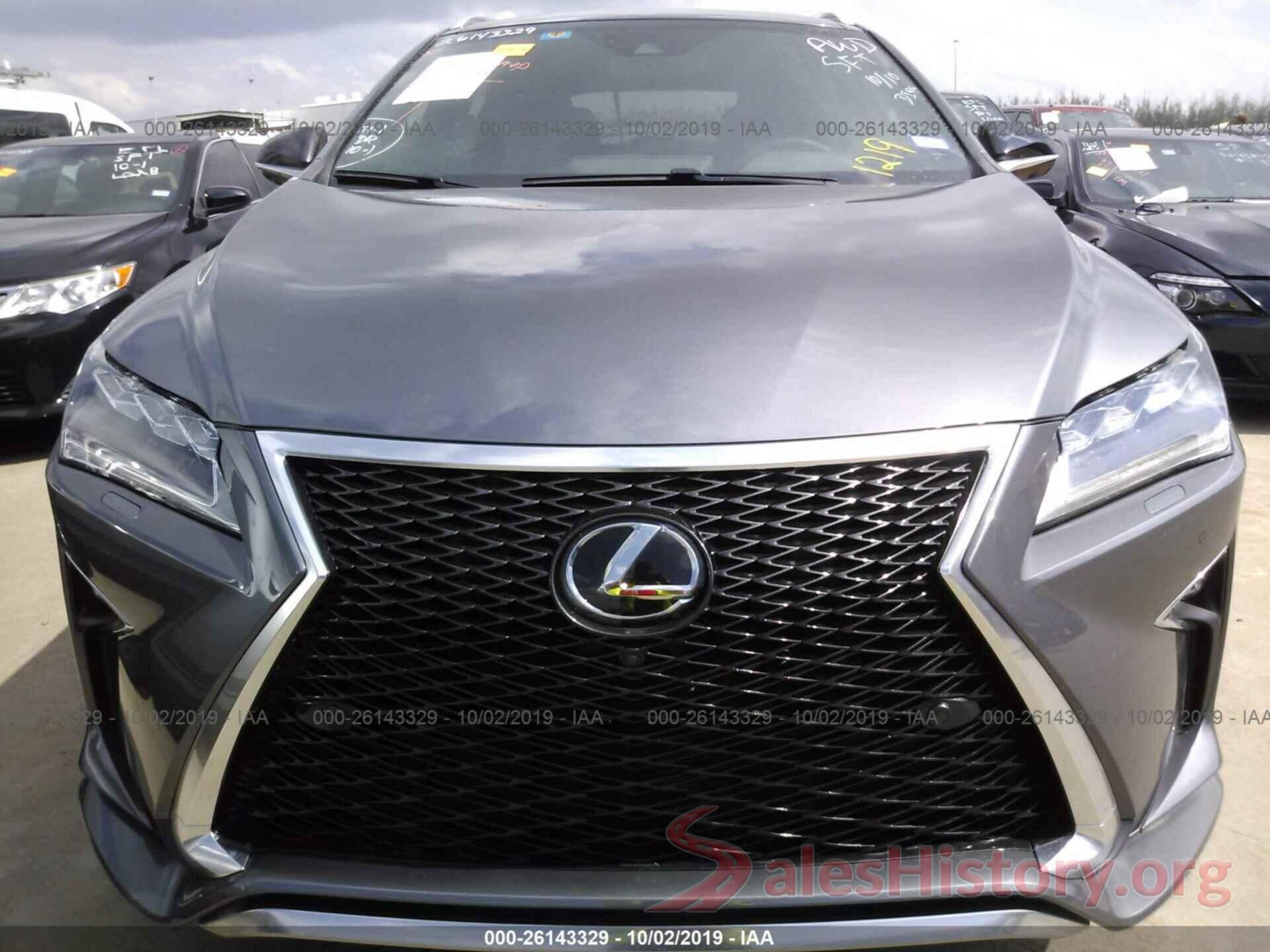 2T2BZMCA1KC181219 2019 LEXUS RX