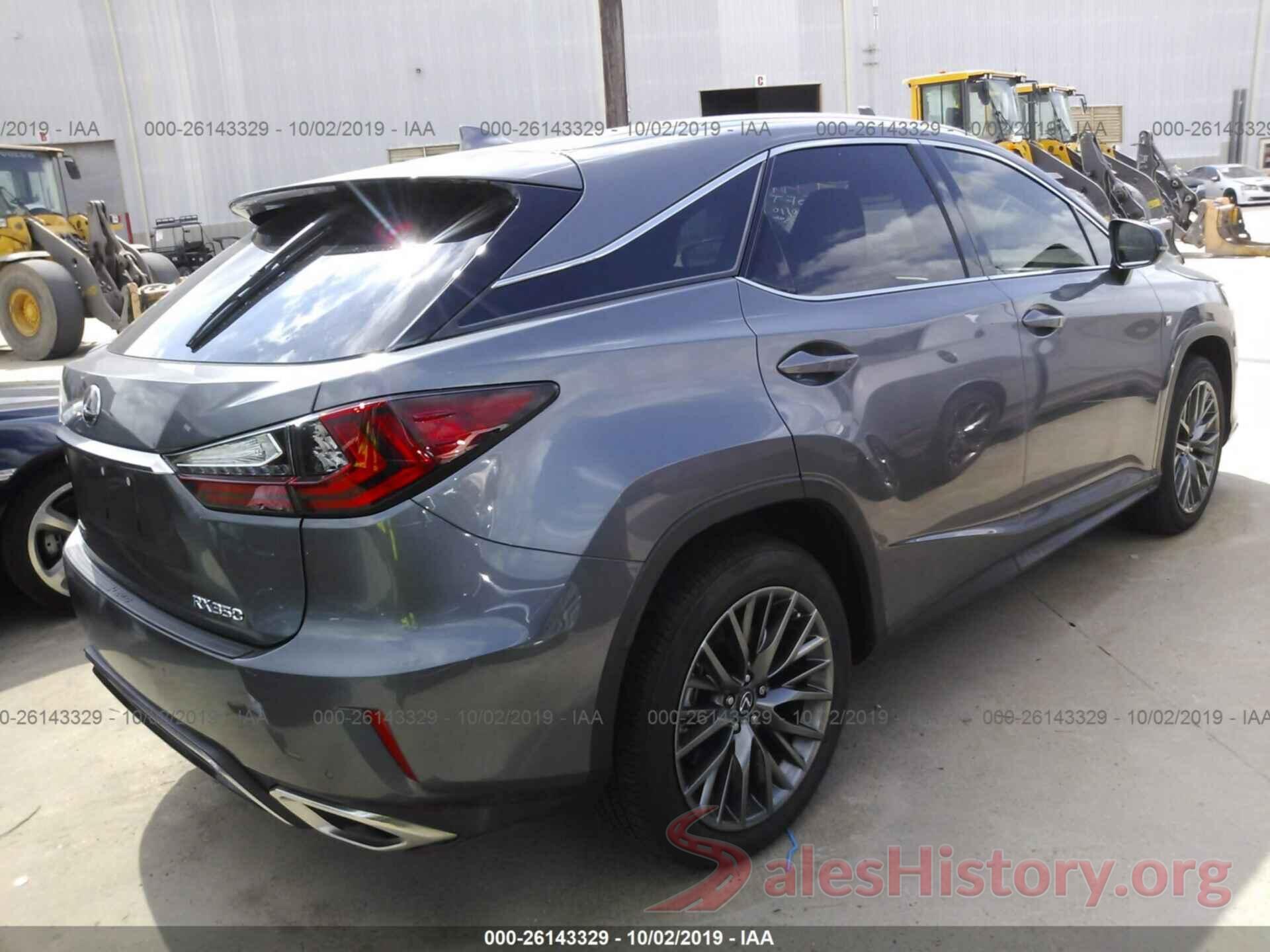 2T2BZMCA1KC181219 2019 LEXUS RX