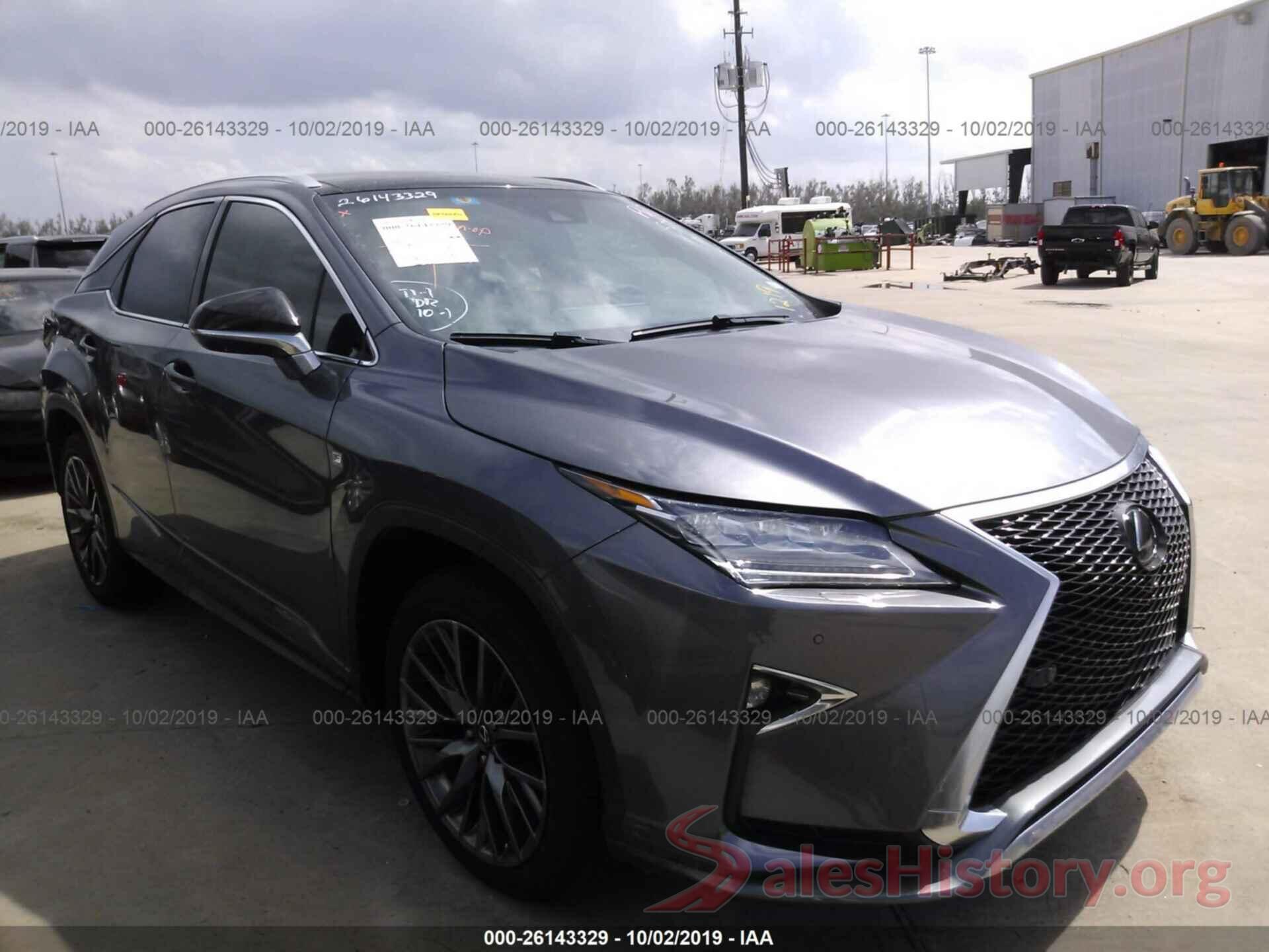 2T2BZMCA1KC181219 2019 LEXUS RX