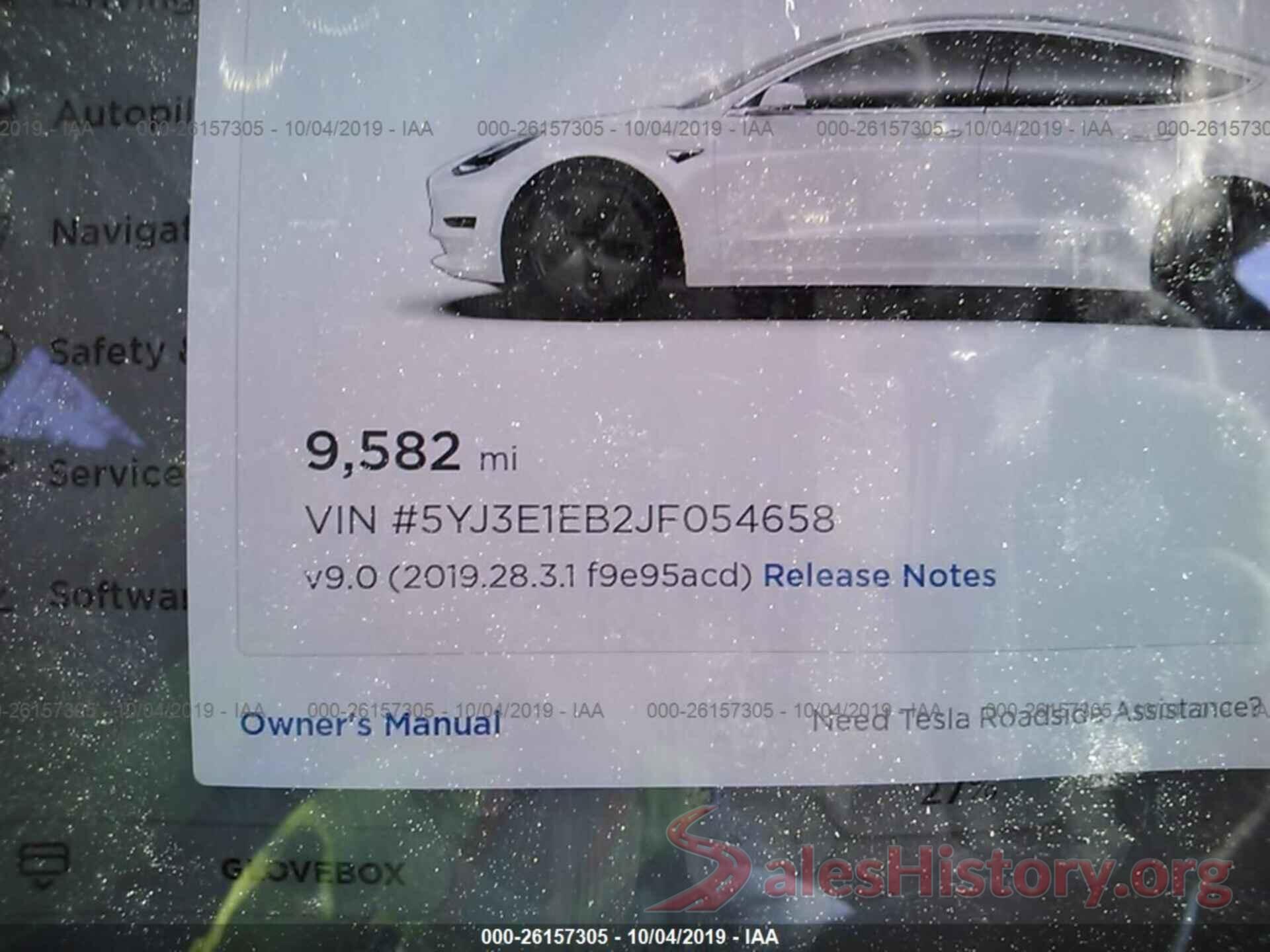 5YJ3E1EB2JF054658 2018 TESLA MODEL 3