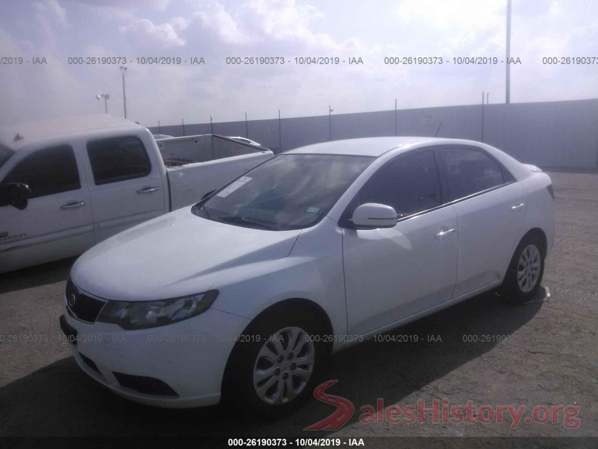 KNAFU4A27C5560804 2012 KIA FORTE