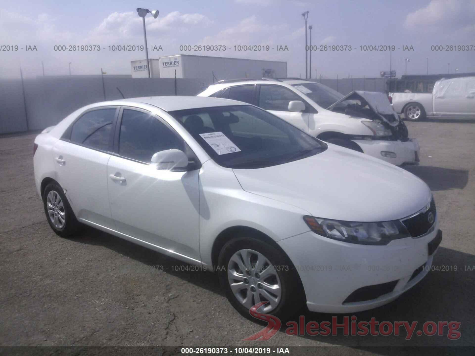 KNAFU4A27C5560804 2012 KIA FORTE