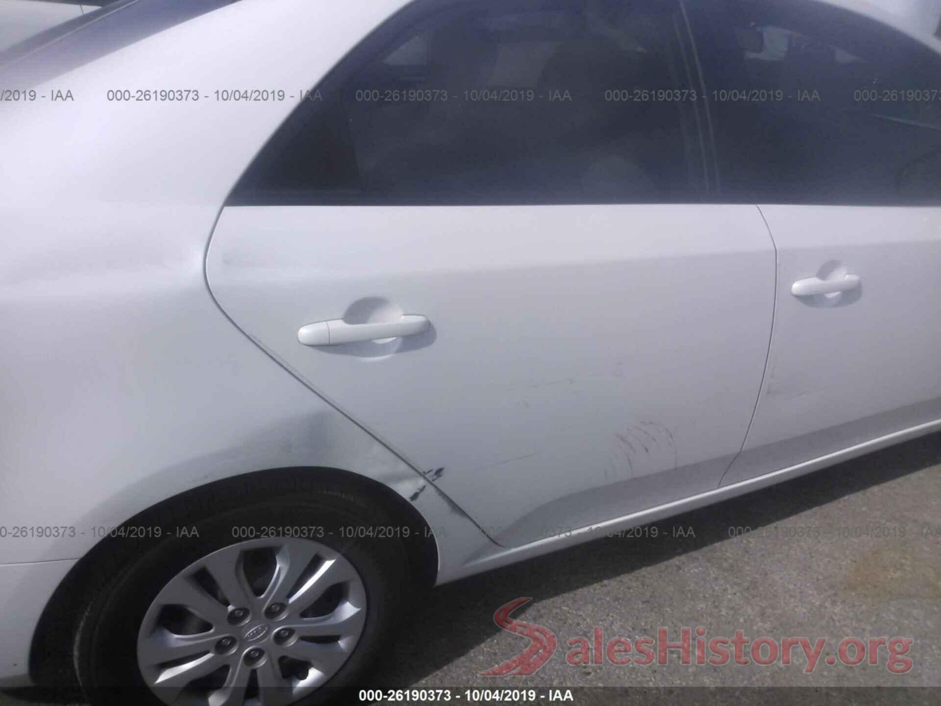 KNAFU4A27C5560804 2012 KIA FORTE