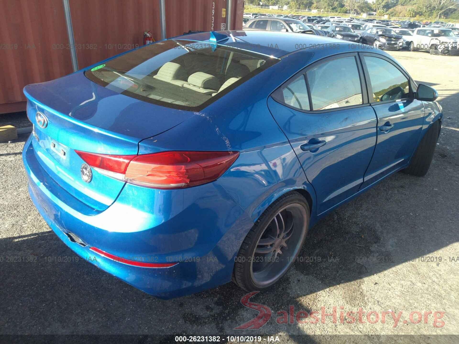 KMHD84LF9HU399332 2017 Hyundai Elantra