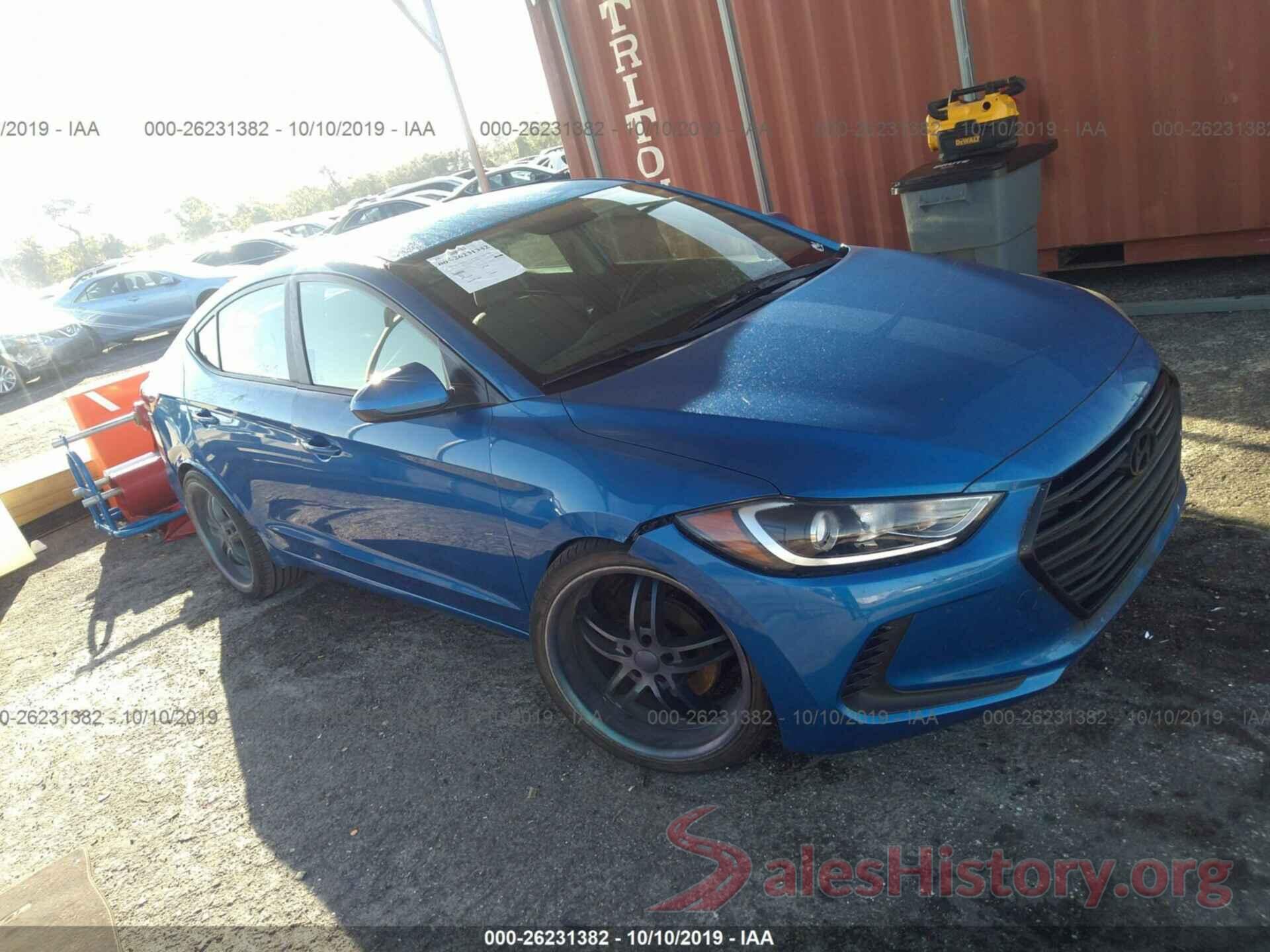 KMHD84LF9HU399332 2017 Hyundai Elantra