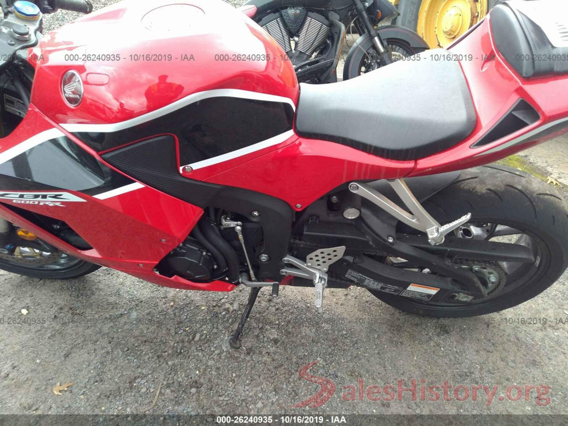 JH2PC40J9JK400657 2018 HONDA CBR600