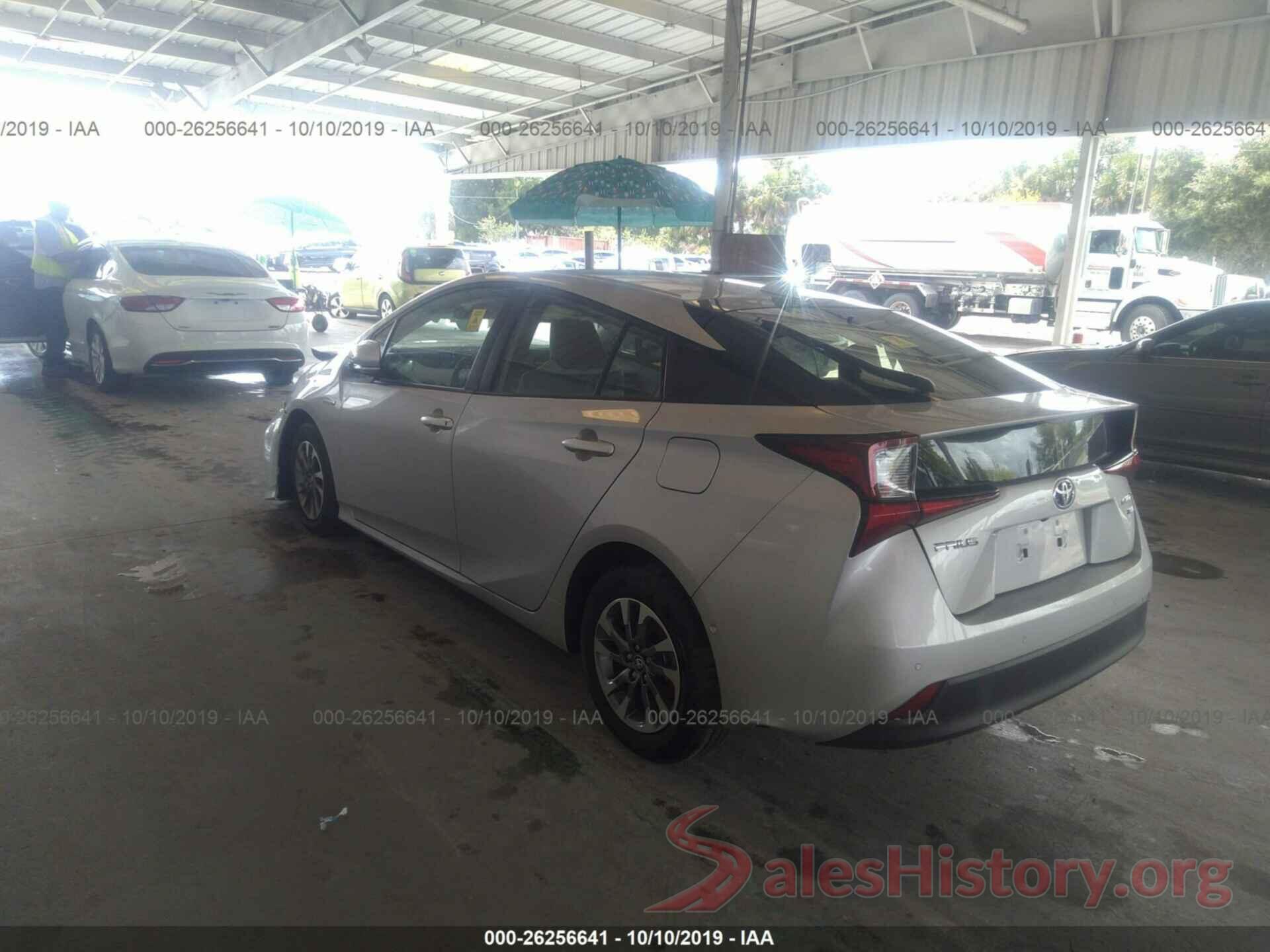 JTDKARFU2K3070167 2019 TOYOTA PRIUS