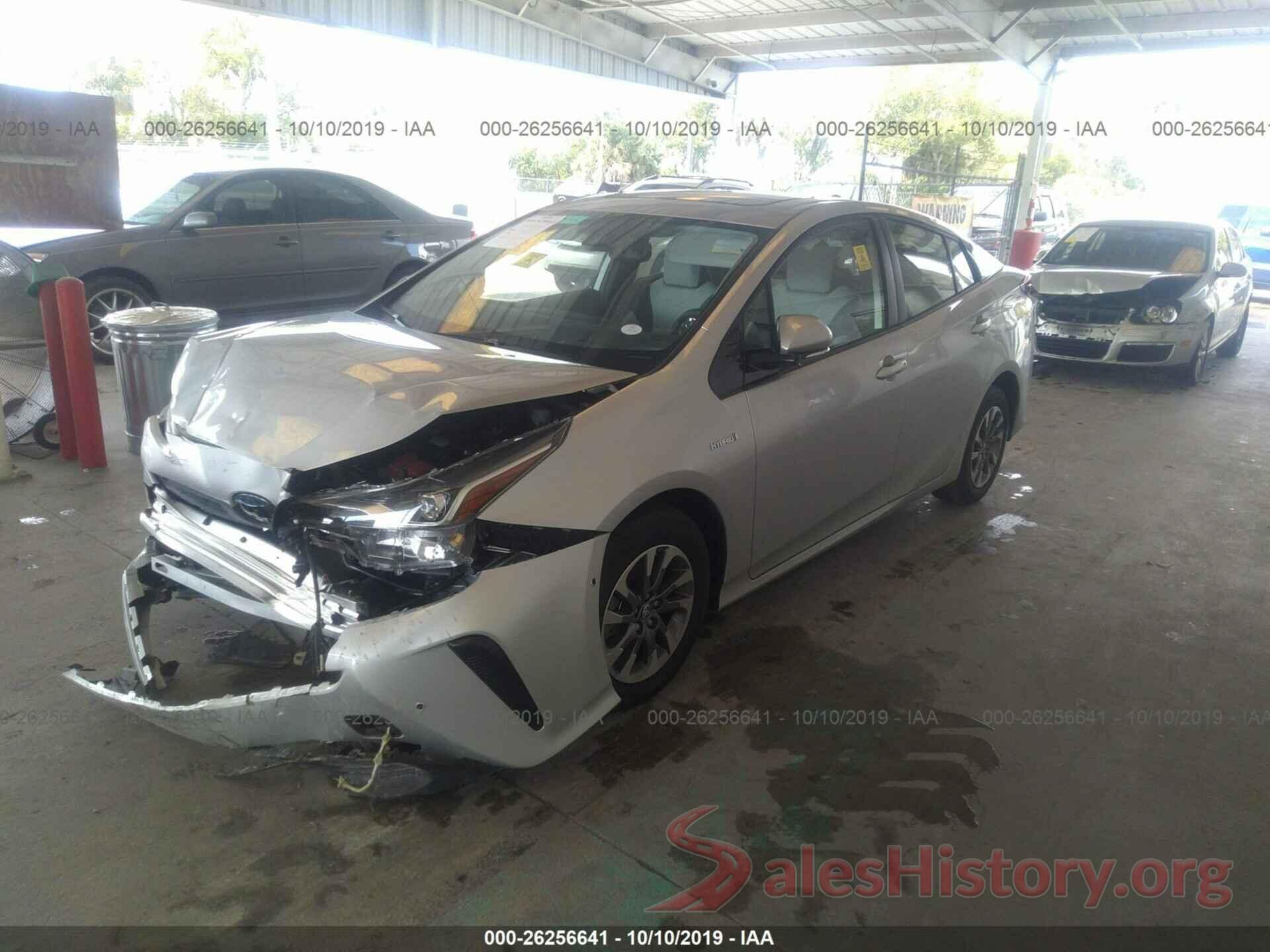 JTDKARFU2K3070167 2019 TOYOTA PRIUS