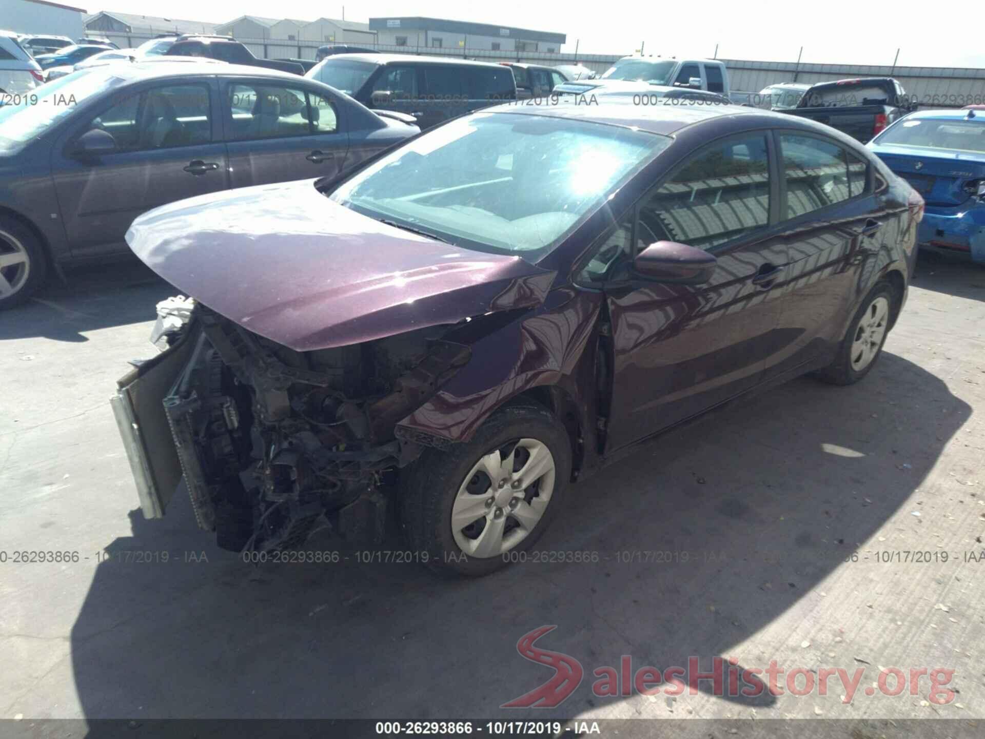 3KPFK4A7XHE058210 2017 KIA FORTE