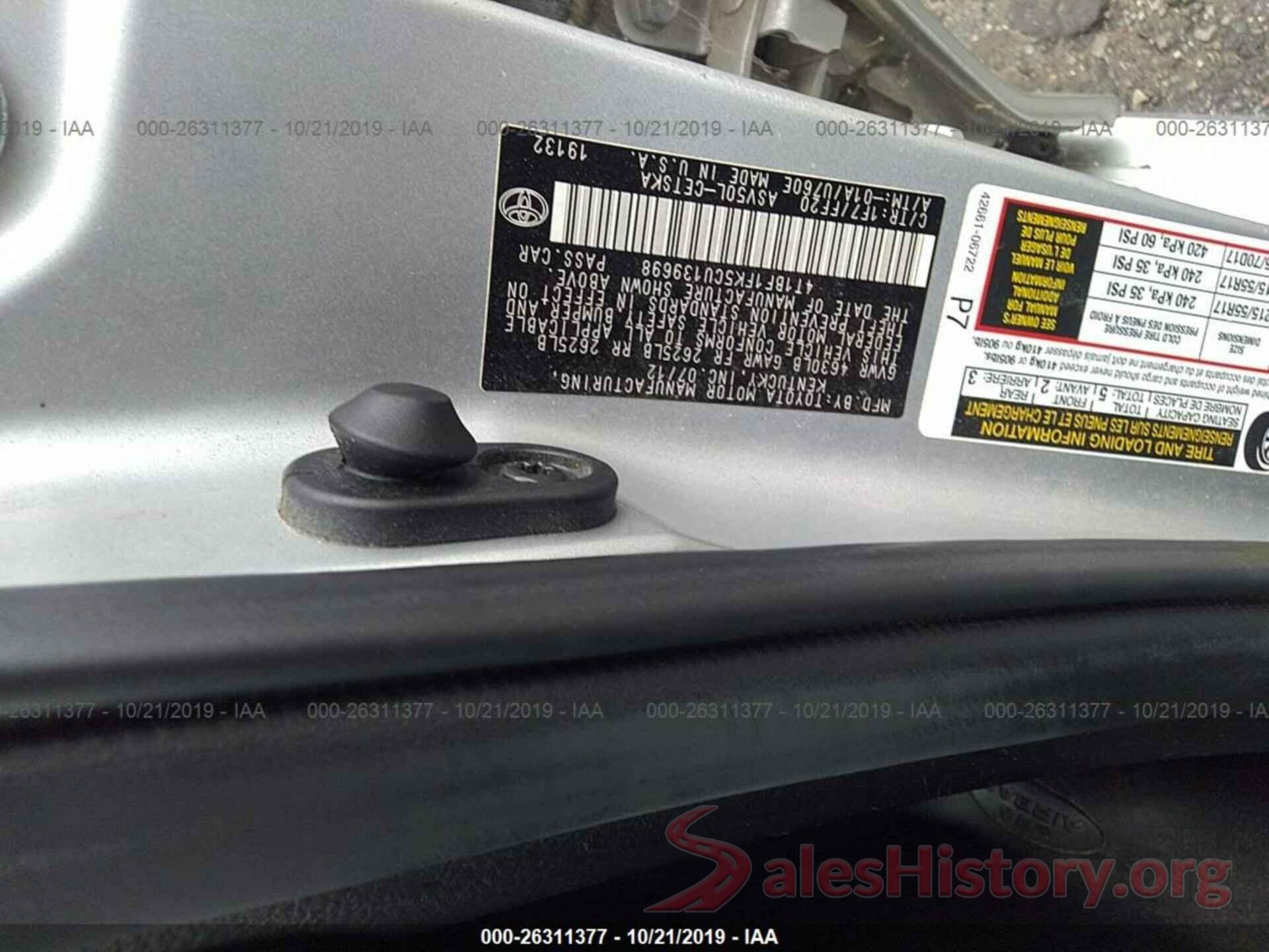 4T1BF1FK5CU139698 2012 TOYOTA CAMRY