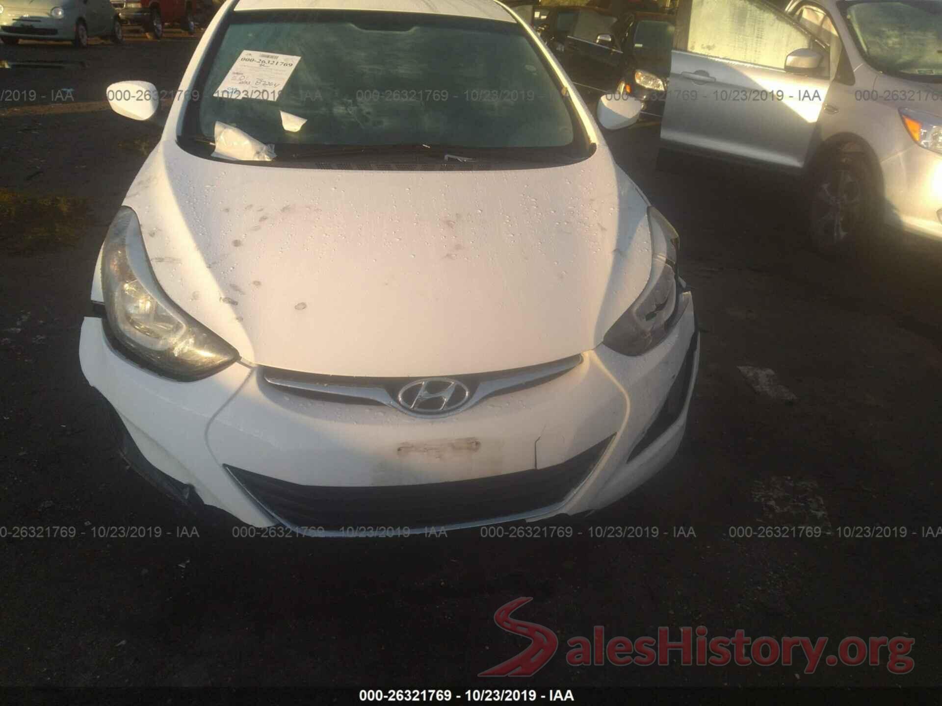 5NPDH4AE6GH767134 2016 HYUNDAI ELANTRA