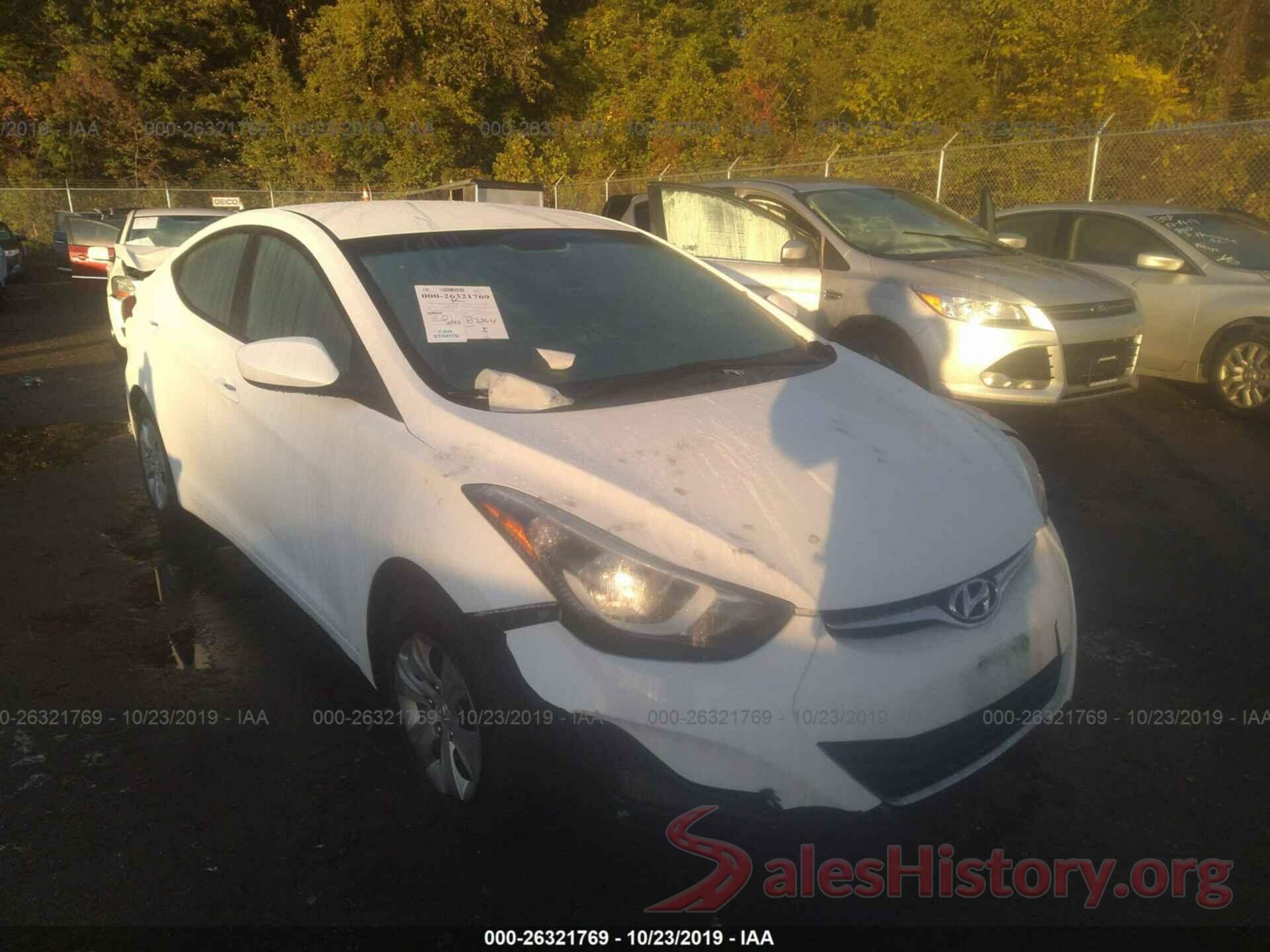 5NPDH4AE6GH767134 2016 HYUNDAI ELANTRA