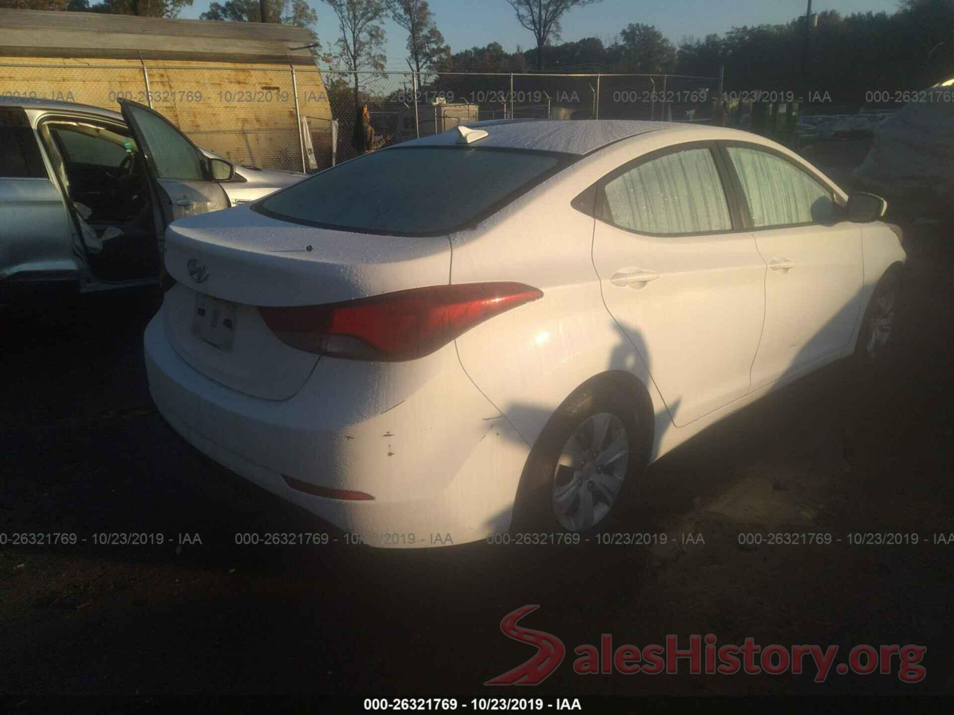 5NPDH4AE6GH767134 2016 HYUNDAI ELANTRA