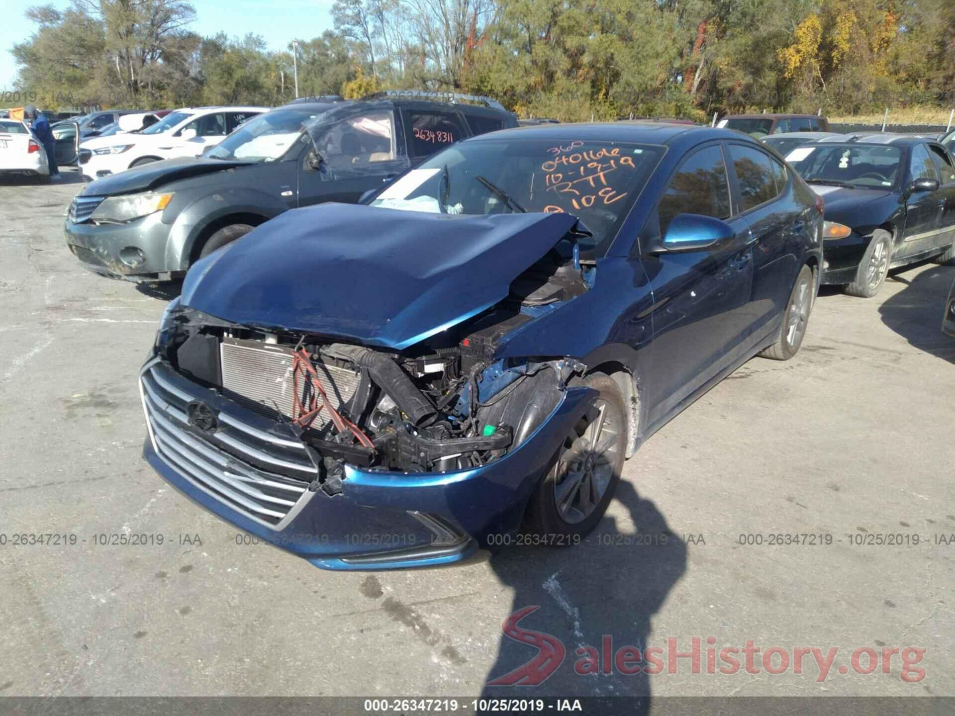 5NPD84LF0JH391110 2018 HYUNDAI ELANTRA