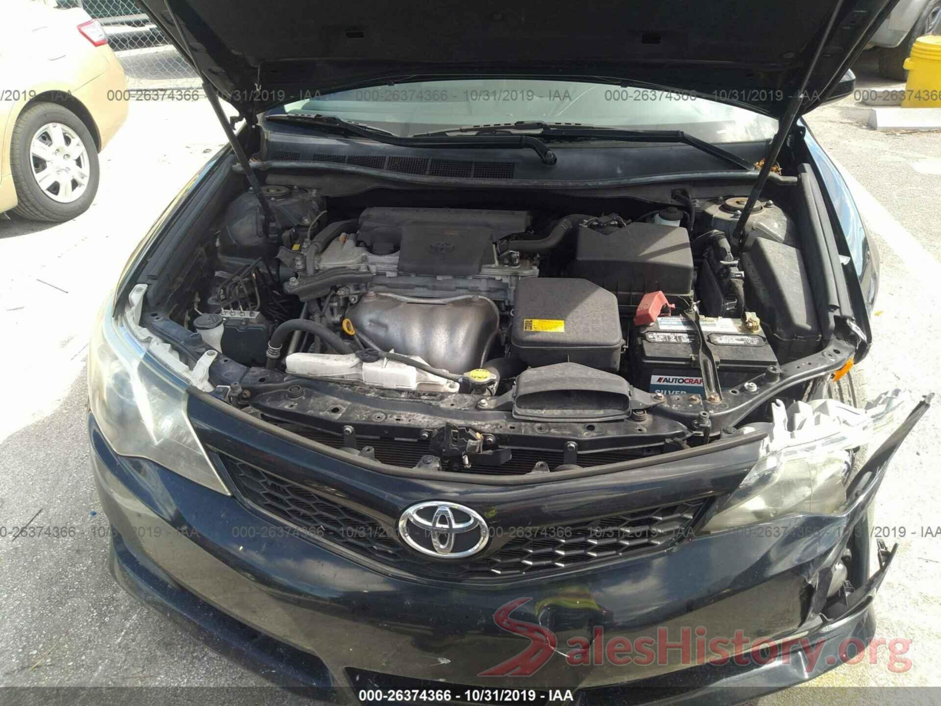 4T1BF1FK1CU564562 2012 TOYOTA CAMRY