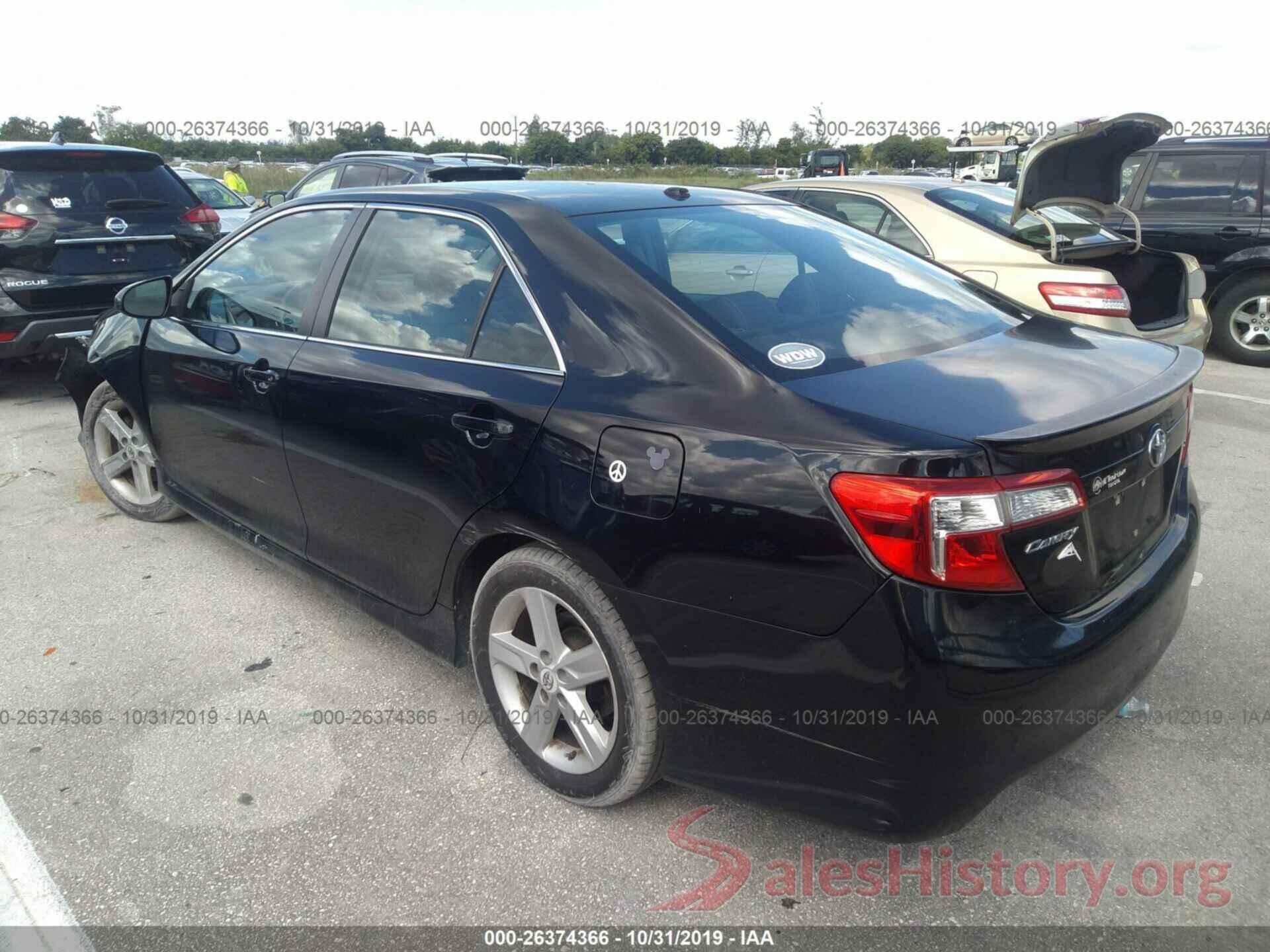 4T1BF1FK1CU564562 2012 TOYOTA CAMRY