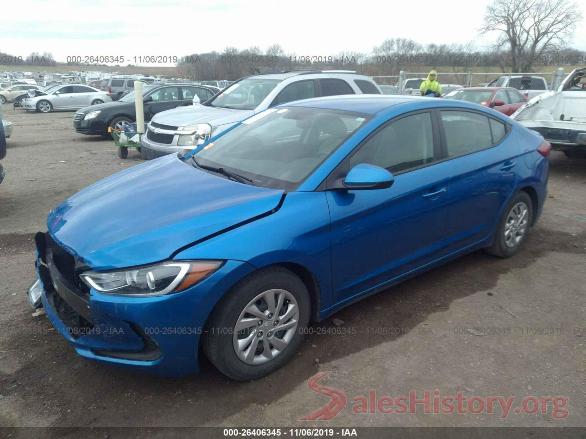 KMHD74LF4HU188901 2017 HYUNDAI ELANTRA