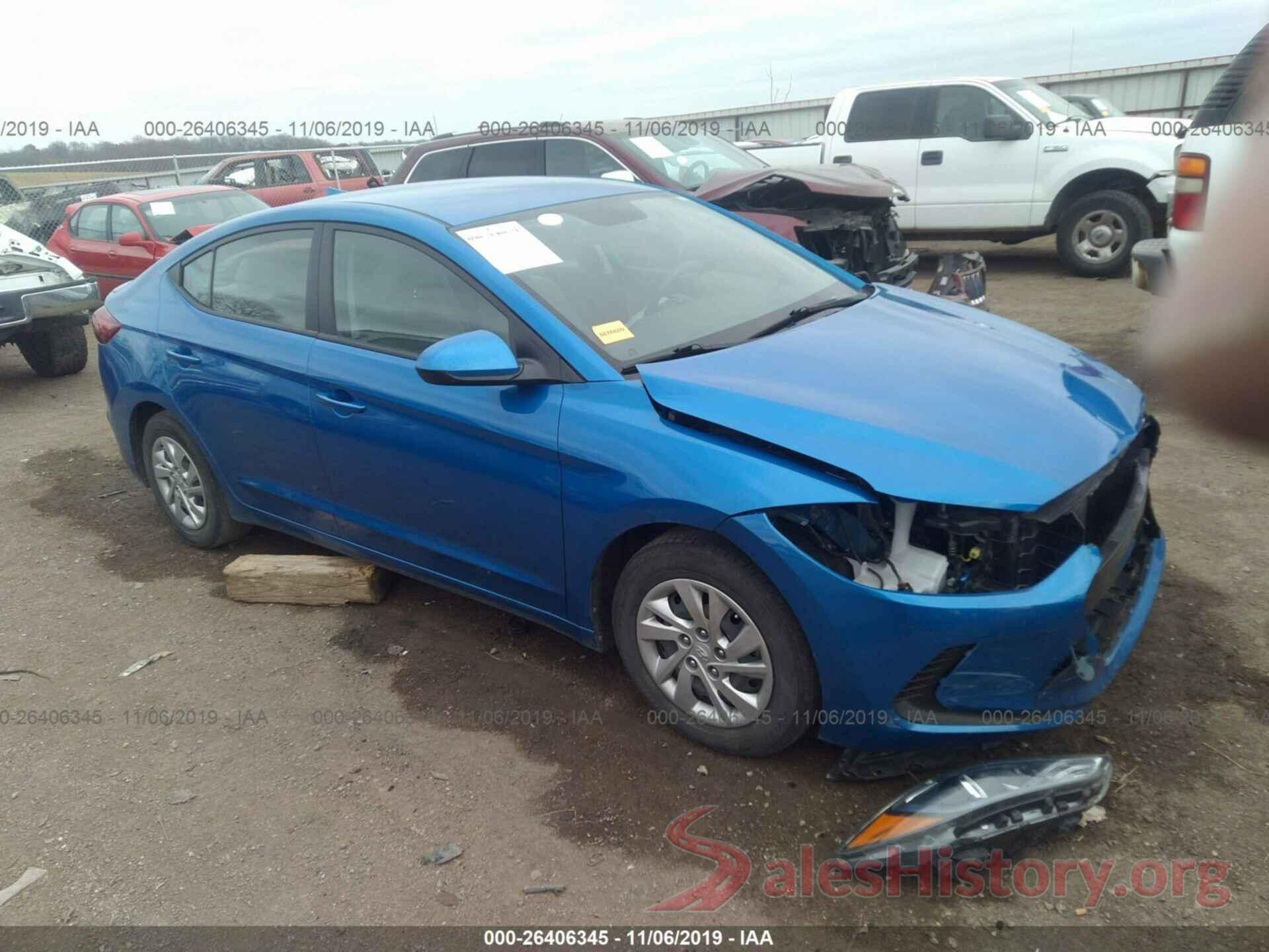 KMHD74LF4HU188901 2017 HYUNDAI ELANTRA