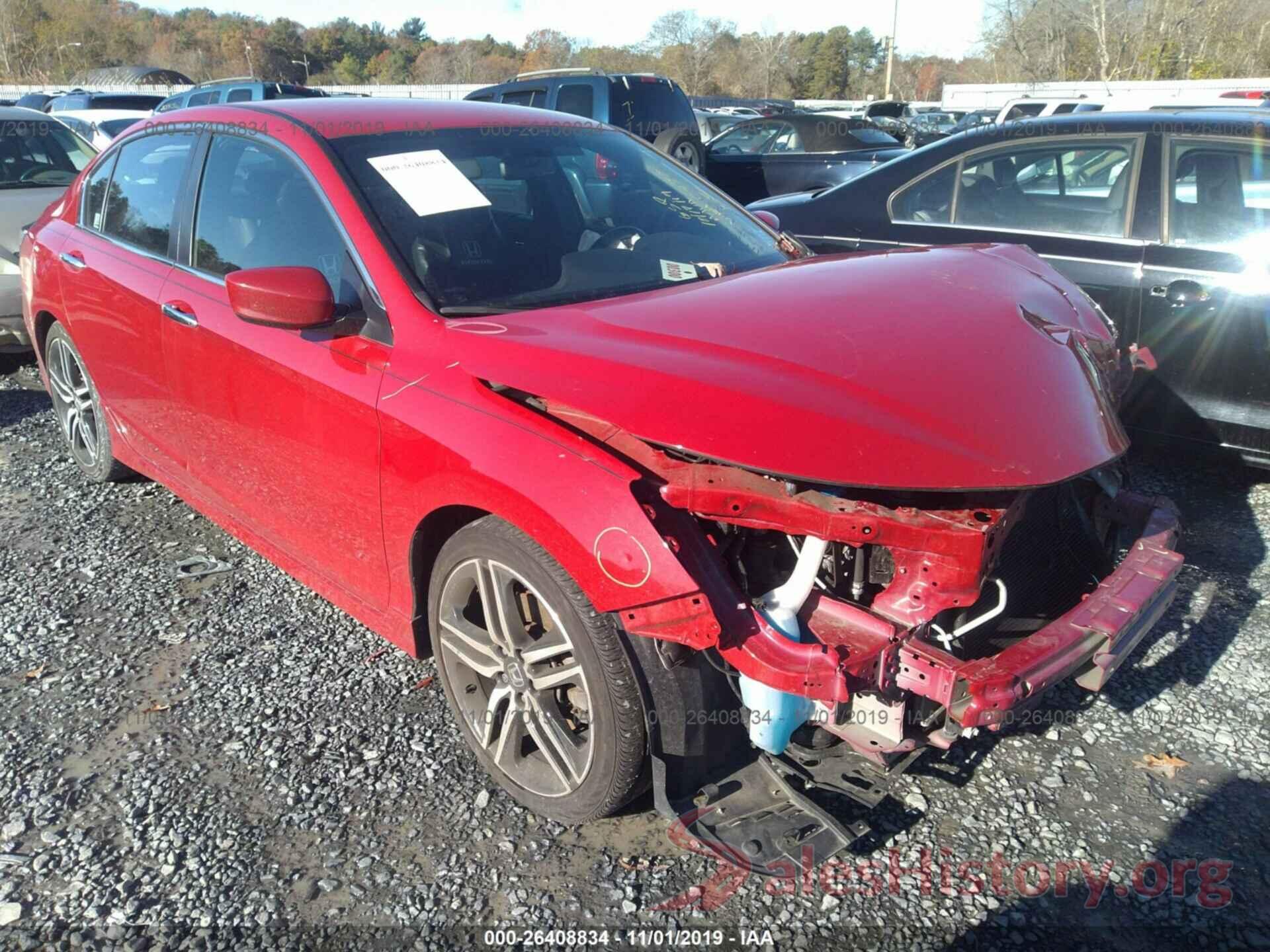 1HGCR2F1XHA000450 2017 HONDA ACCORD