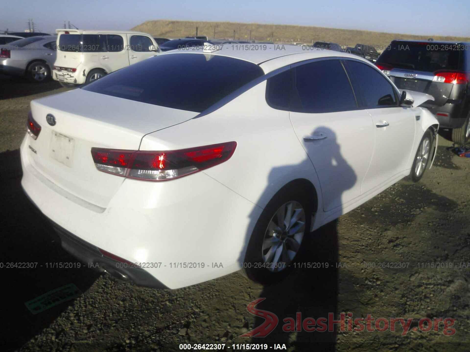 5XXGT4L31GG001556 2016 KIA OPTIMA