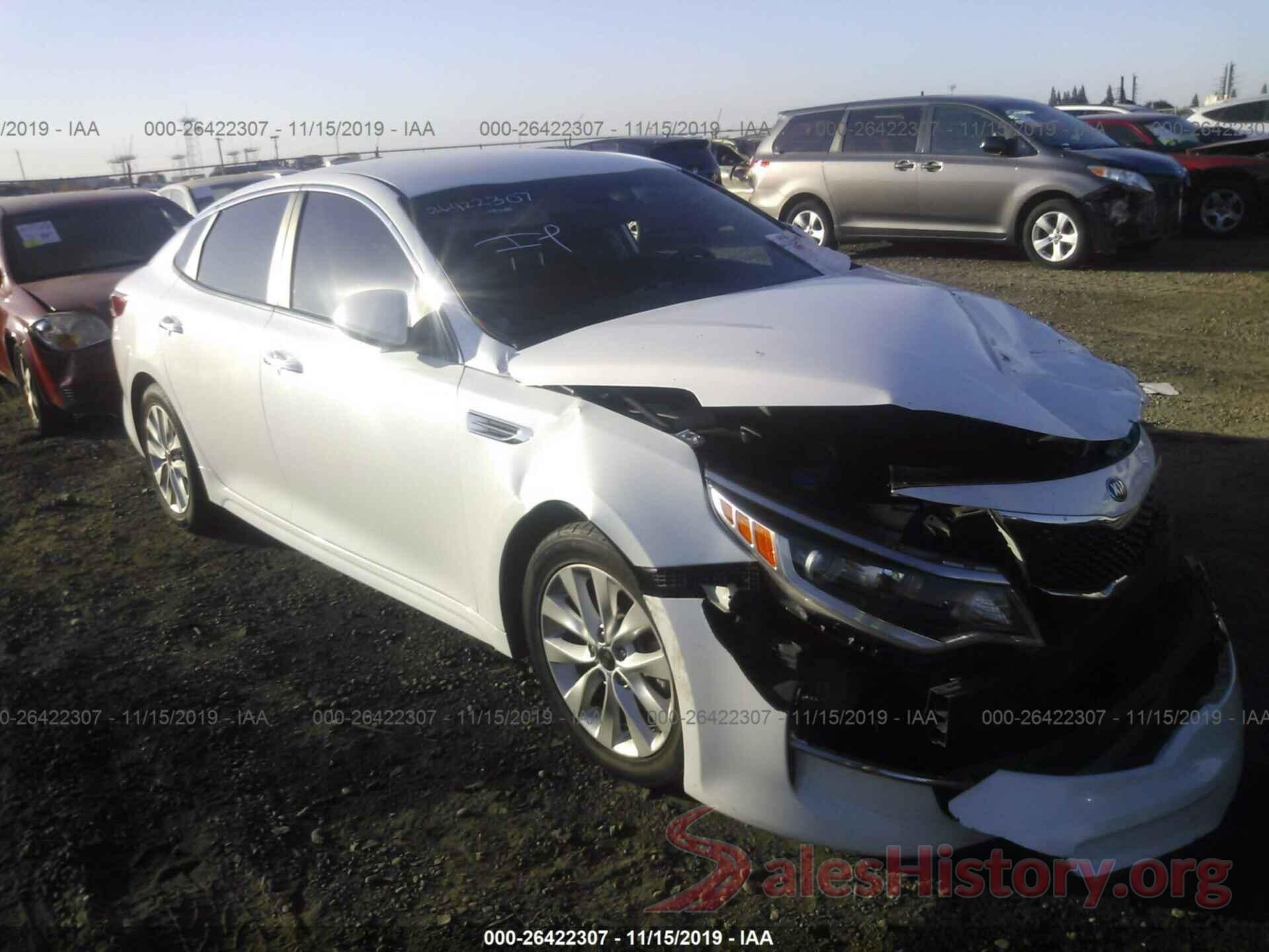 5XXGT4L31GG001556 2016 KIA OPTIMA