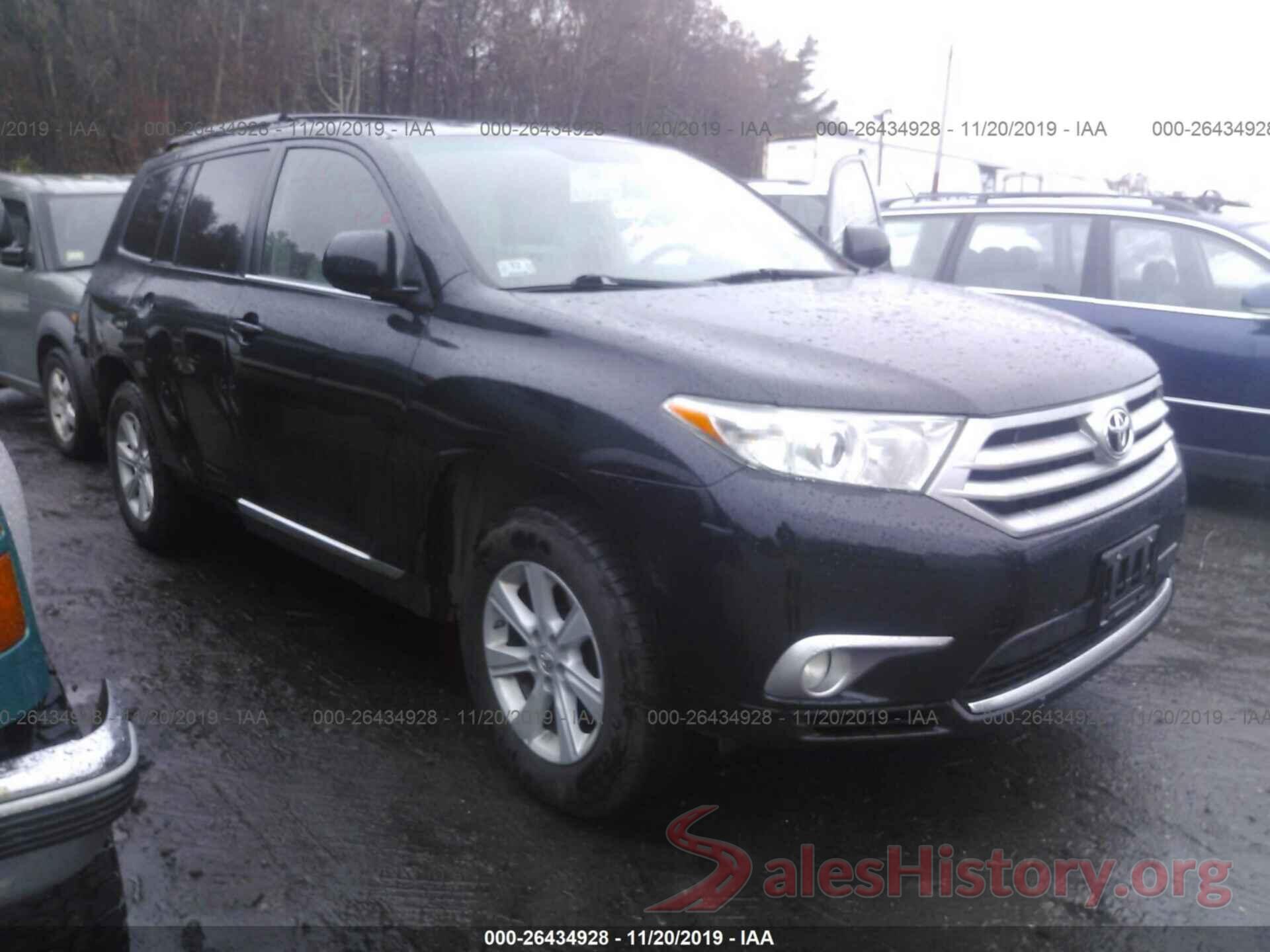 5TDBK3EH9DS191570 2013 TOYOTA HIGHLANDER