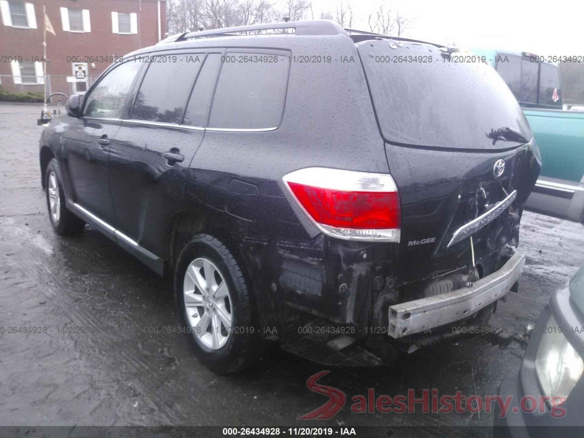 5TDBK3EH9DS191570 2013 TOYOTA HIGHLANDER