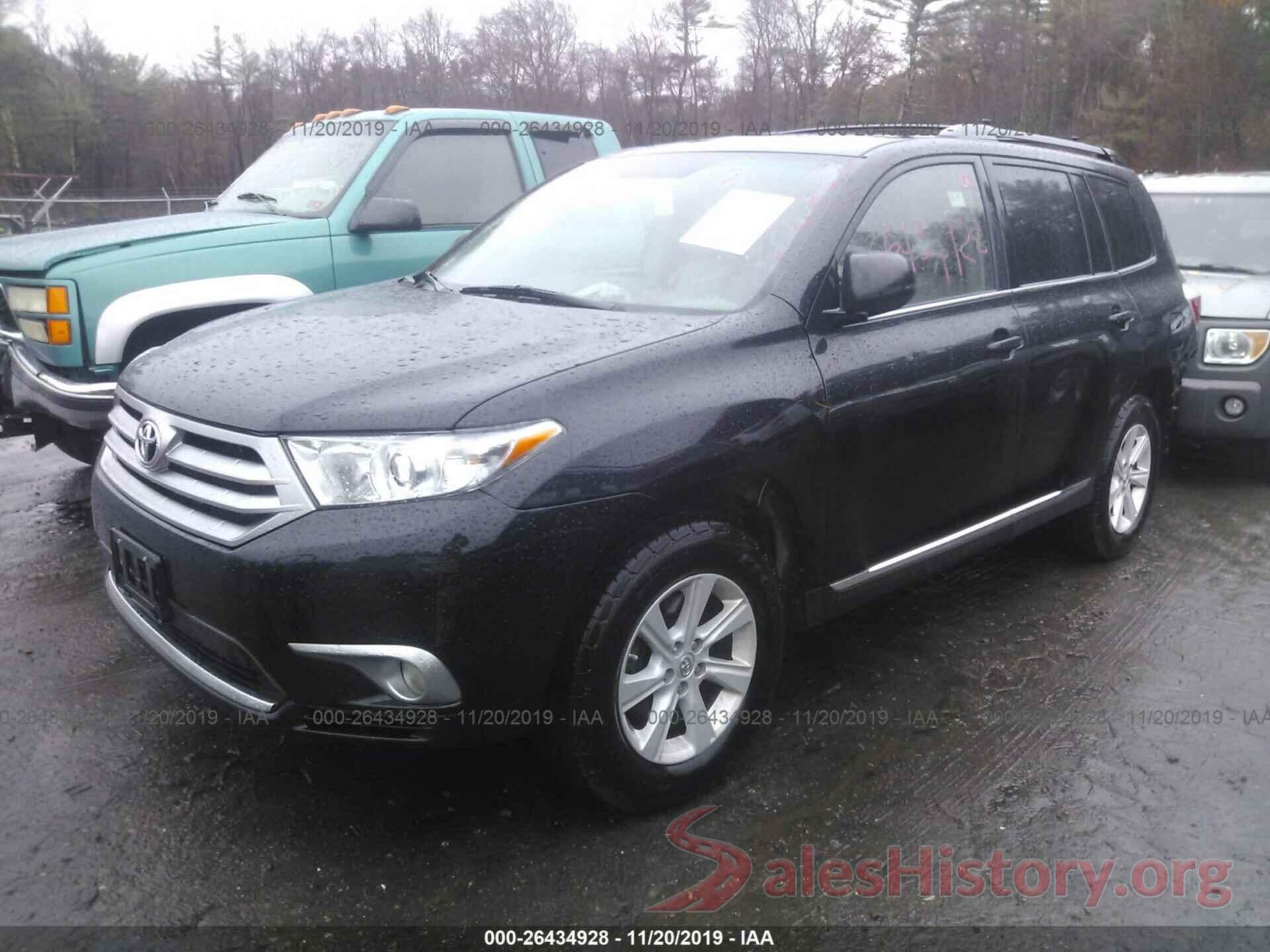 5TDBK3EH9DS191570 2013 TOYOTA HIGHLANDER