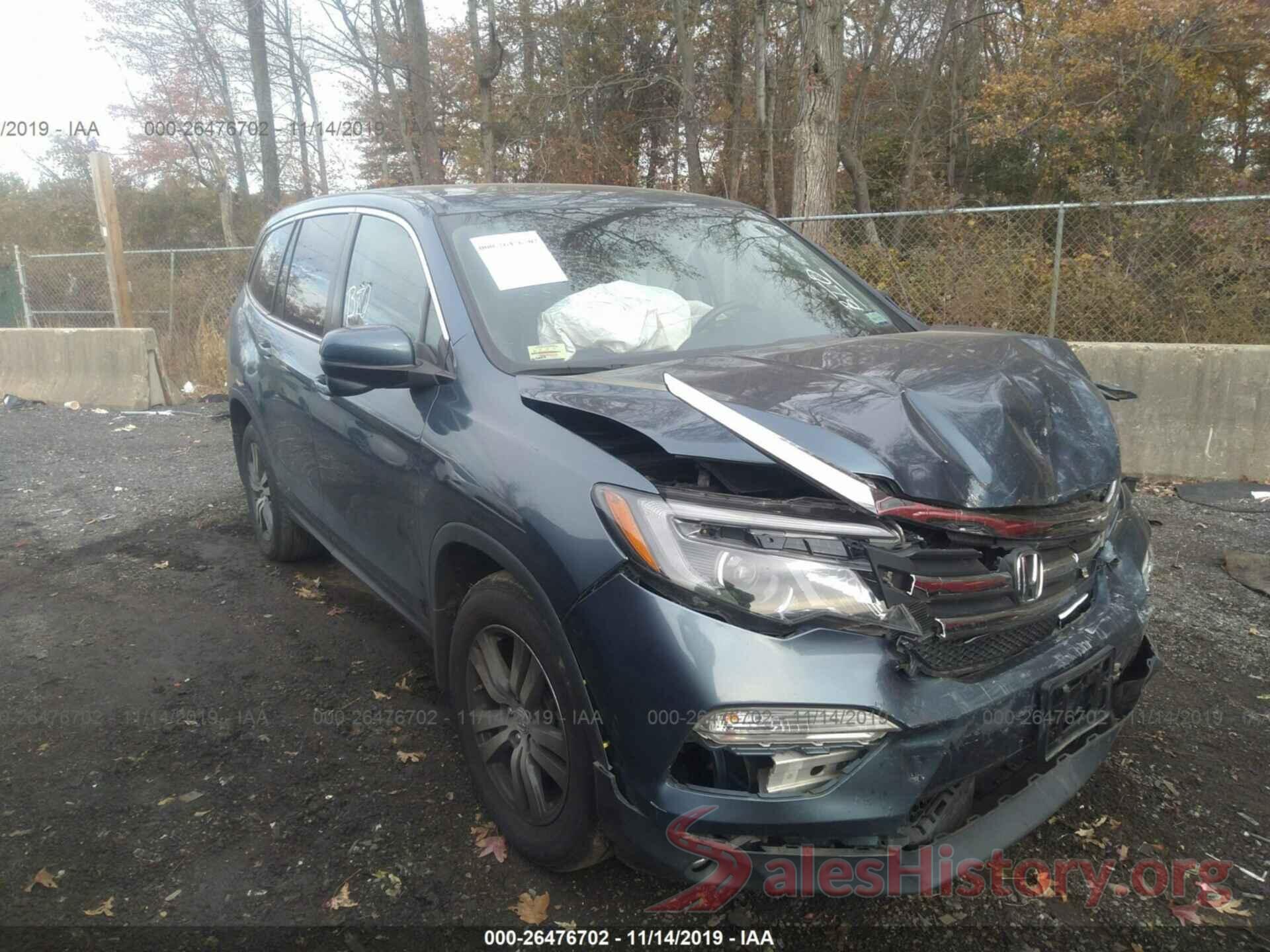 5FNYF6H58GB025096 2016 HONDA PILOT