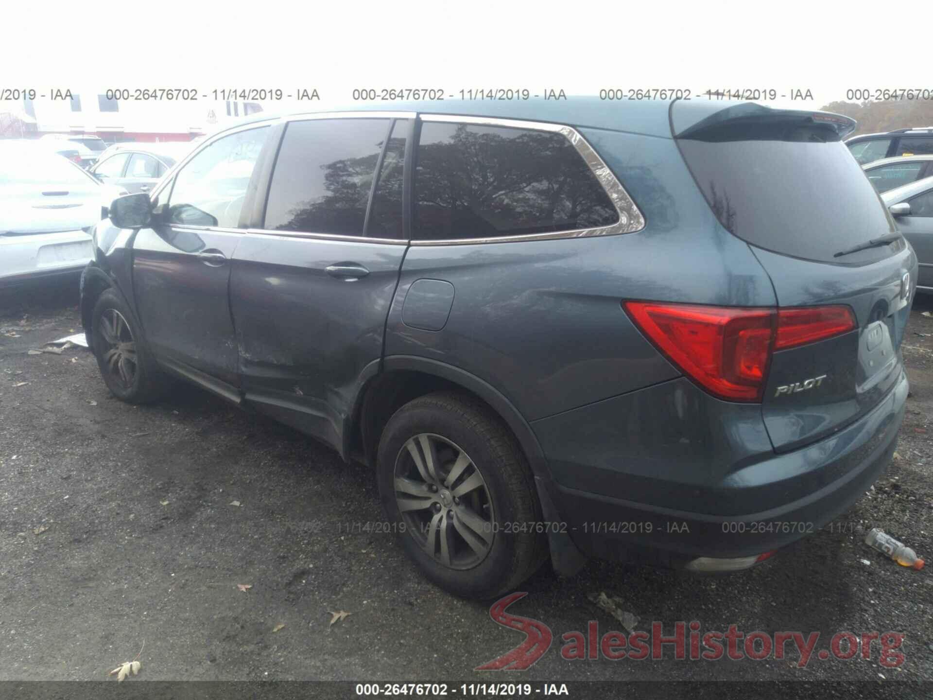 5FNYF6H58GB025096 2016 HONDA PILOT