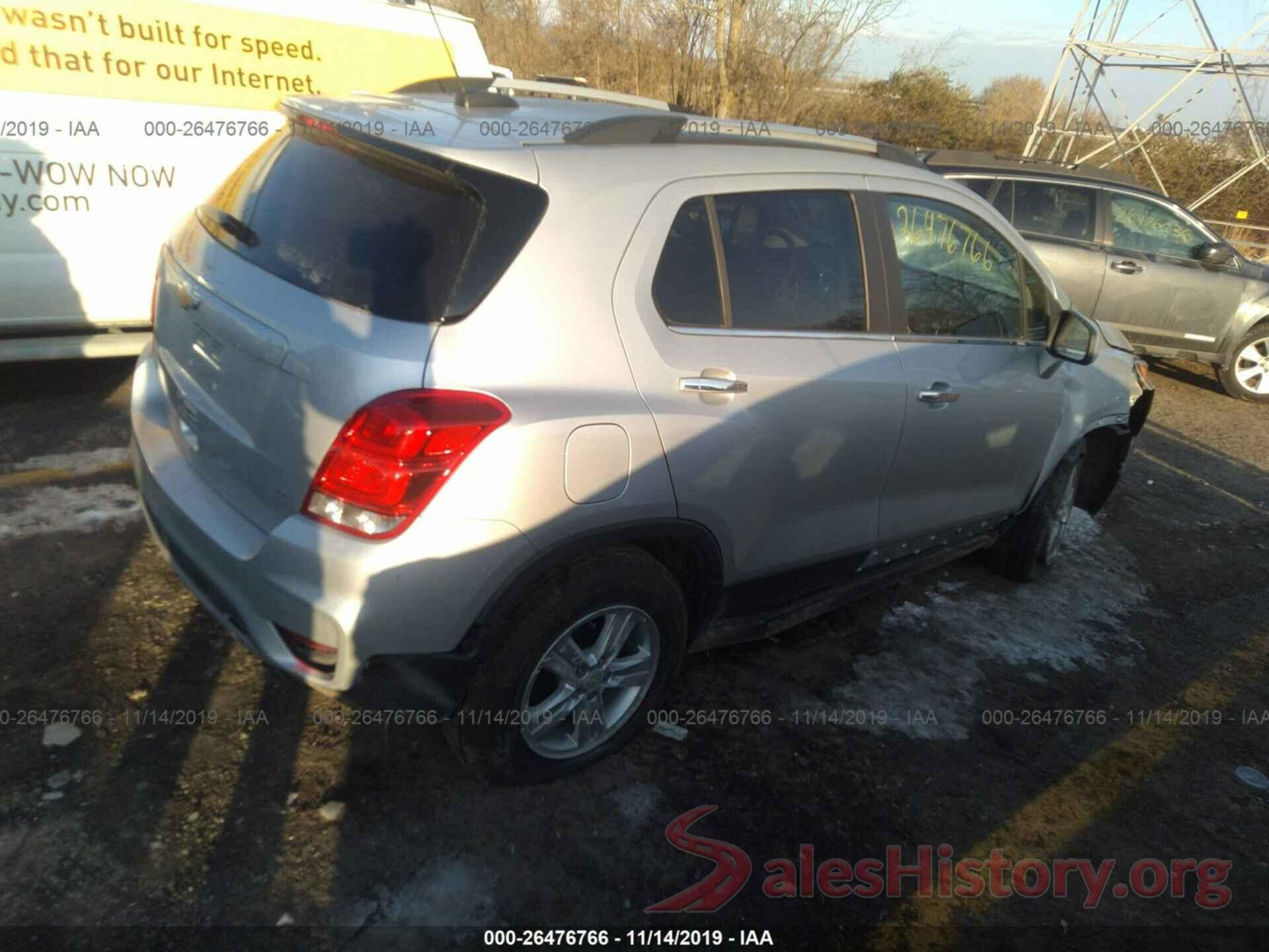 3GNCJLSB0KL130531 2019 CHEVROLET TRAX